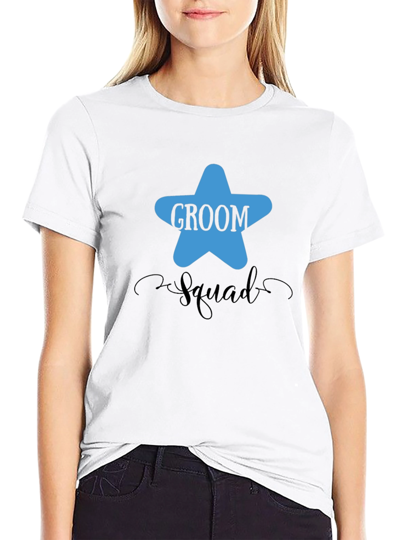 Groom Squad Graphic T-Shirt - Black