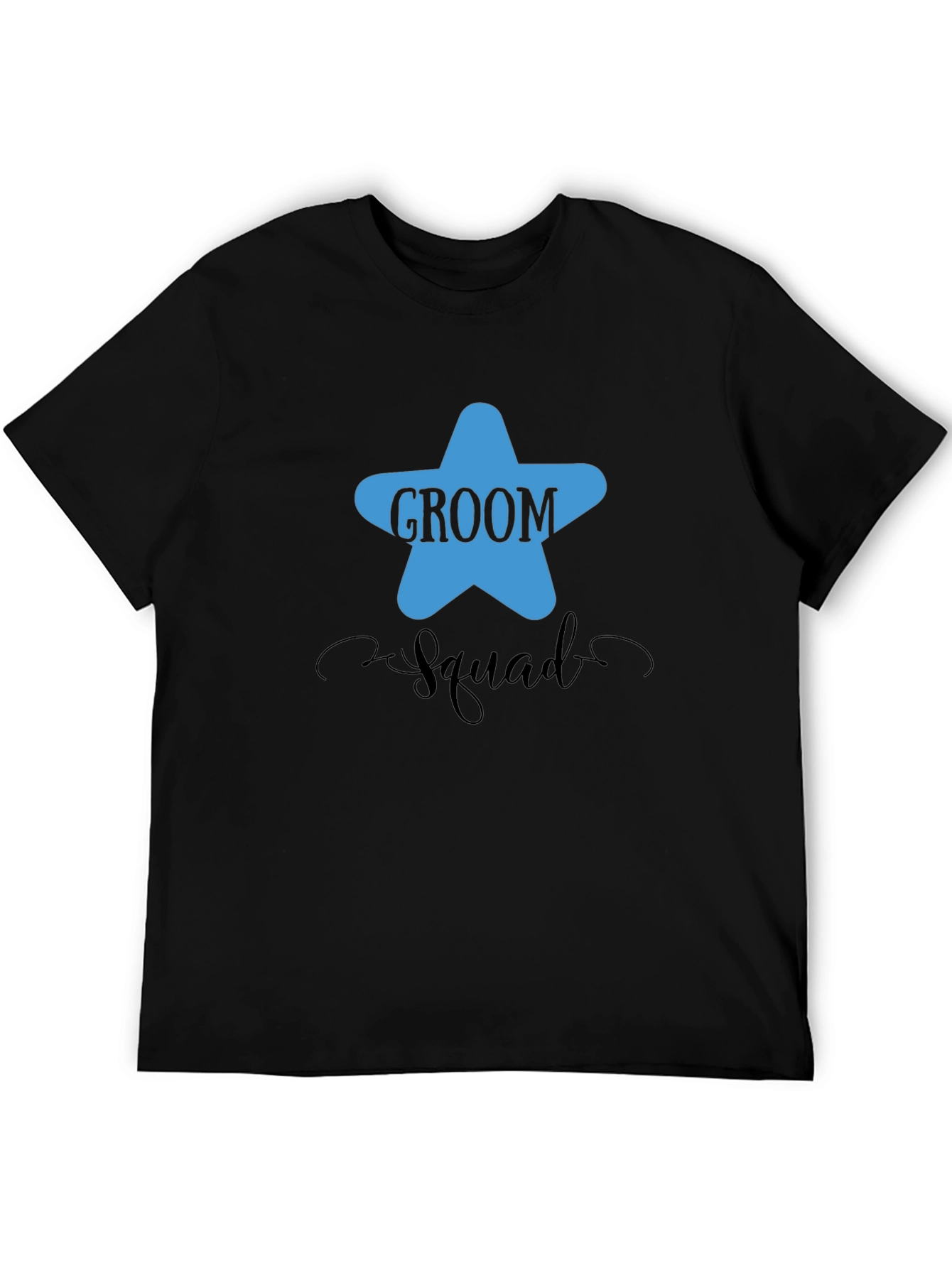 Groom Squad Graphic T-Shirt - Black