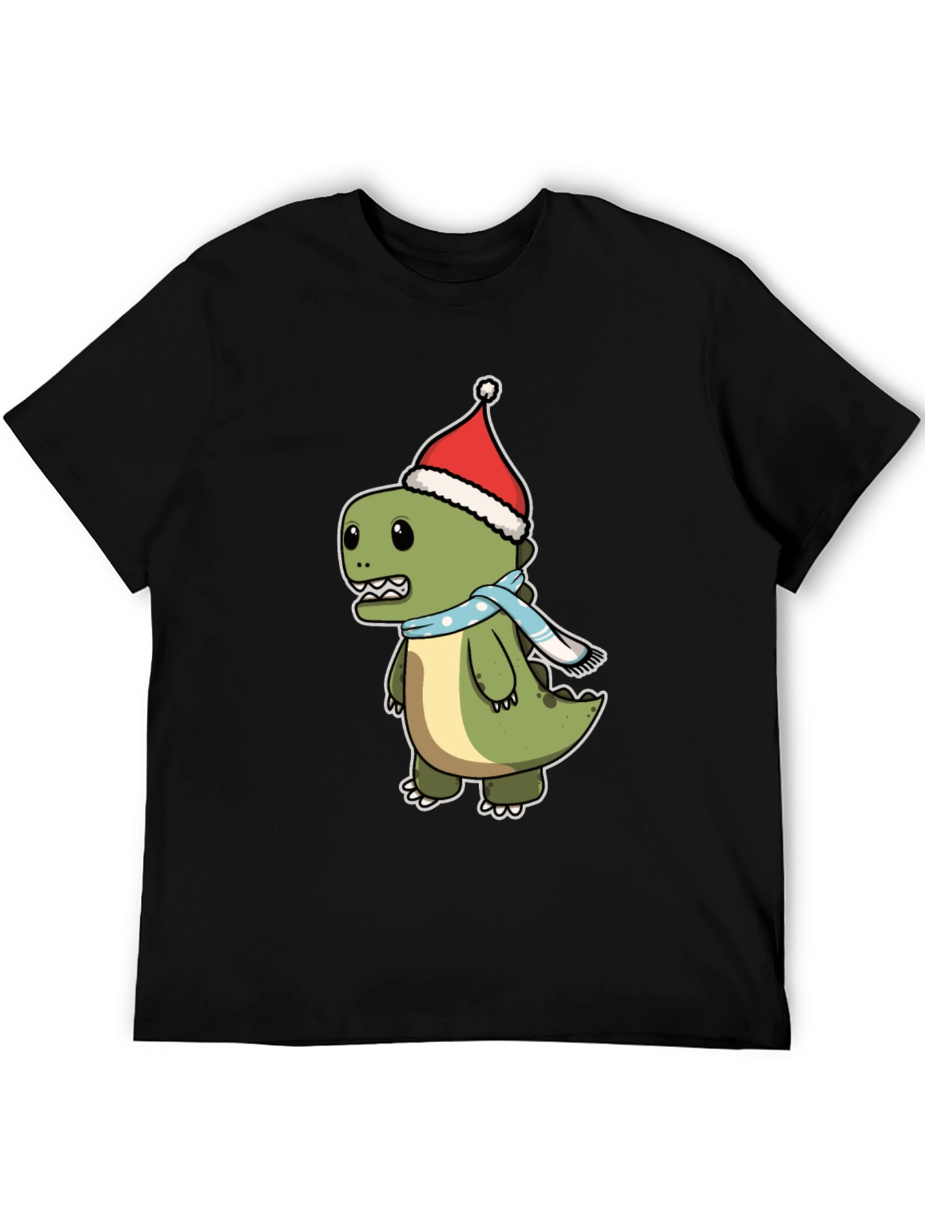 Festive Dino T-Shirt - Holiday Style