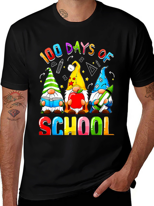 100 Days of School T-Shirt - Gnome Design