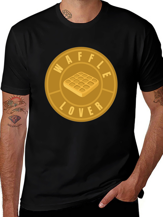 Waffle Lover Graphic T-Shirt - Casual Comfort