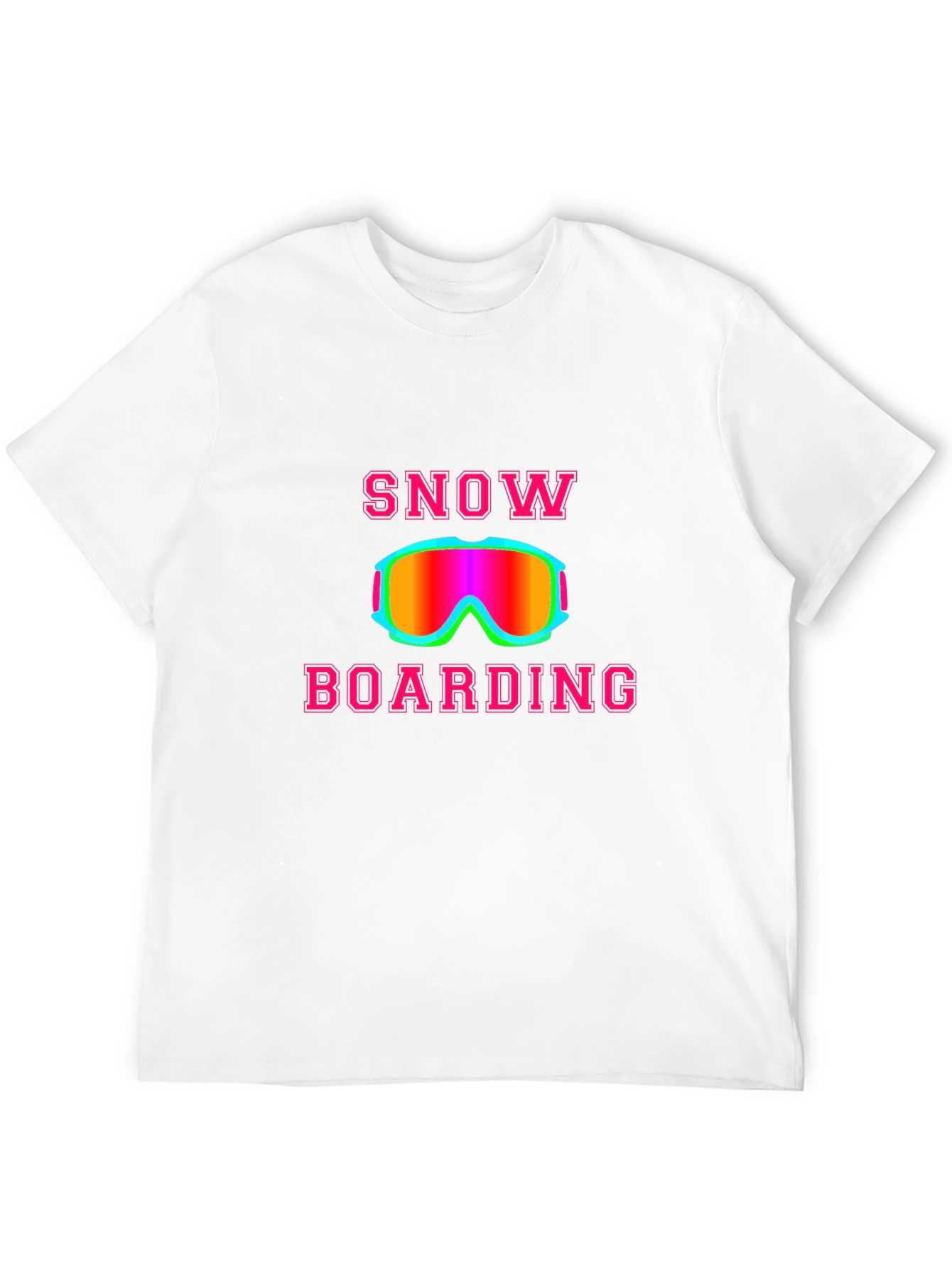 Snowboarding Graphic Tee - Black