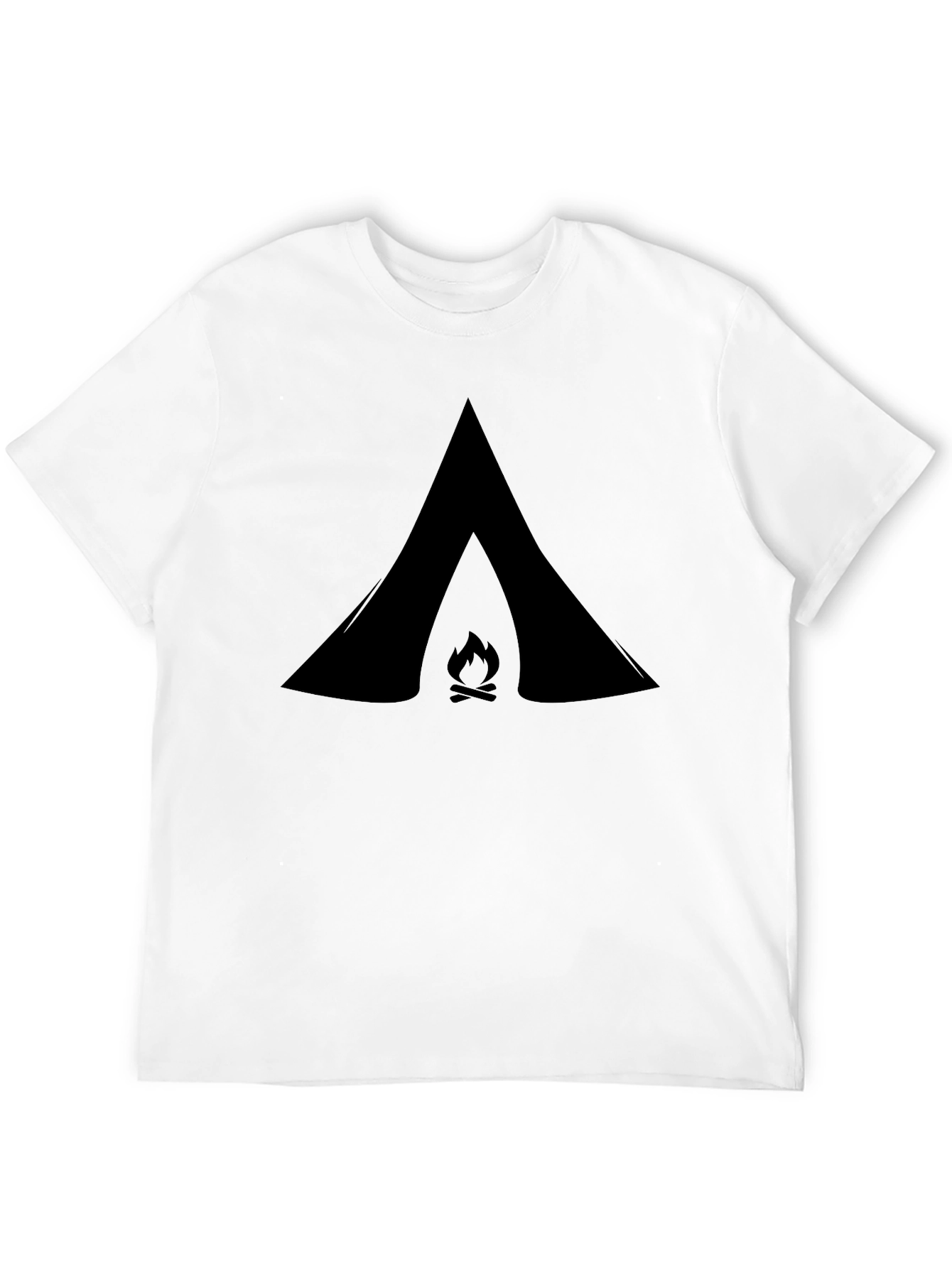 Adventure Campfire Graphic Tee - Black