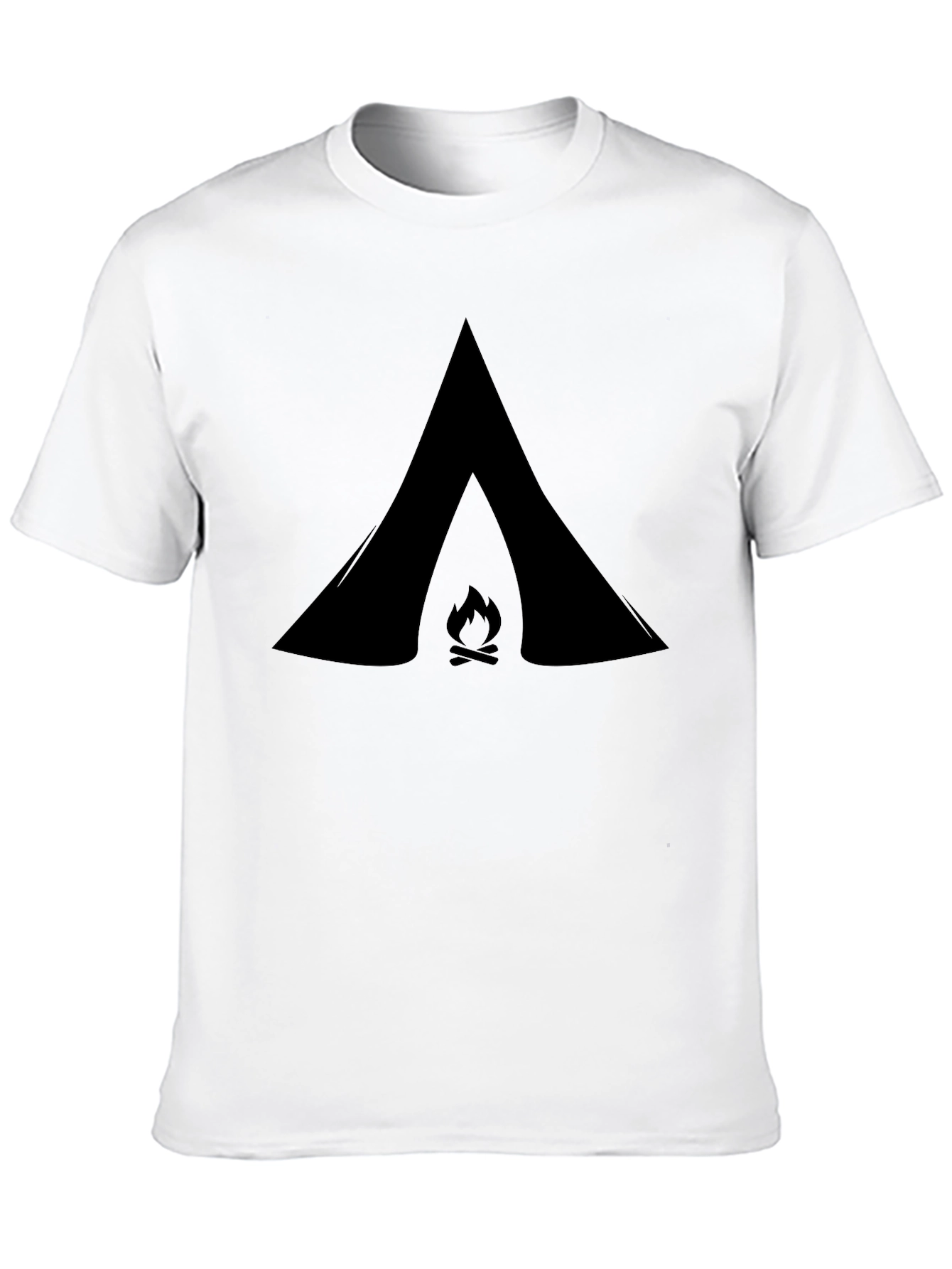 Adventure Campfire Graphic Tee - Black