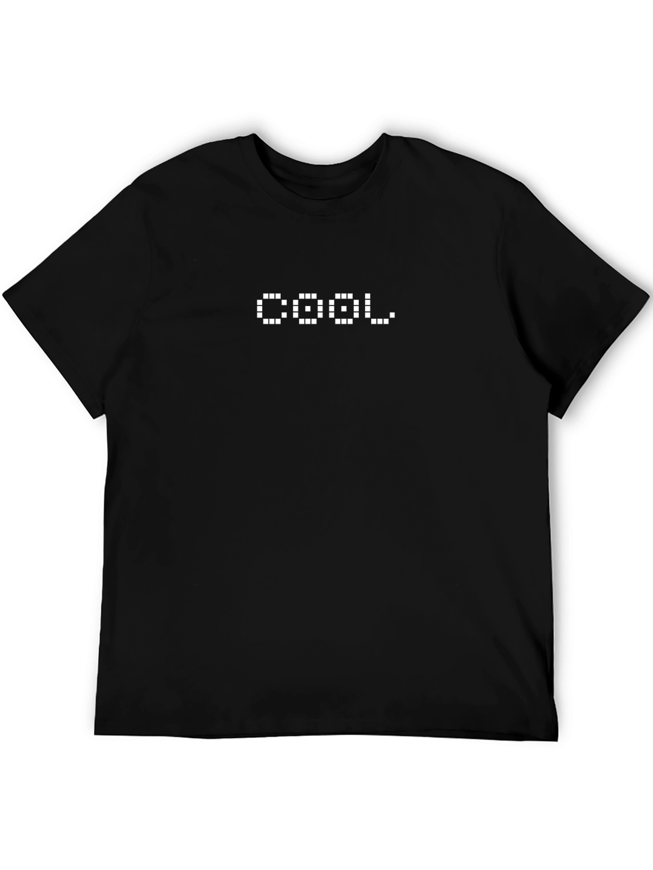Pixel Cool Graphic Tee - Black