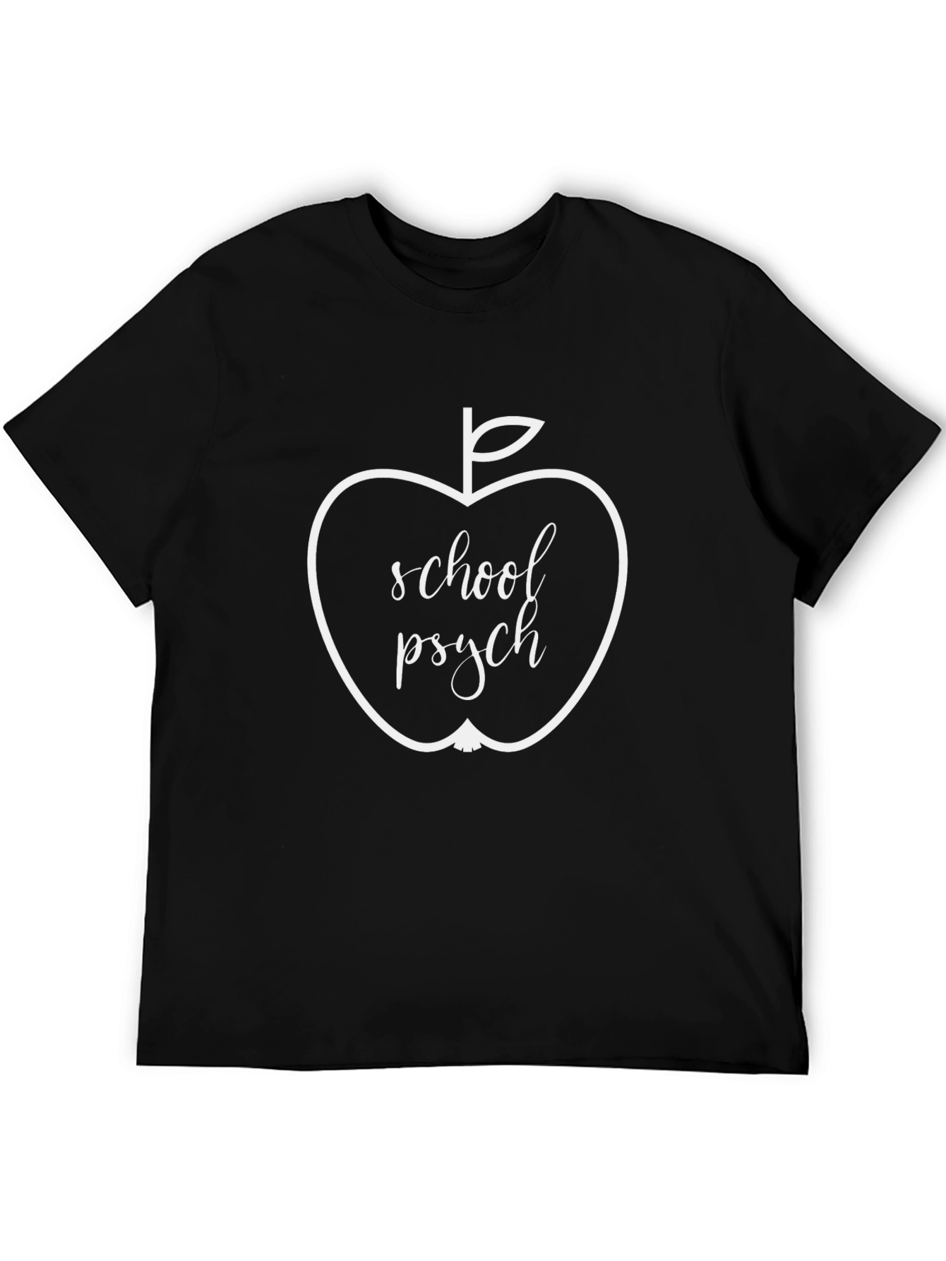 School Psych Apple T-Shirt - Teacher Appreciation Gift