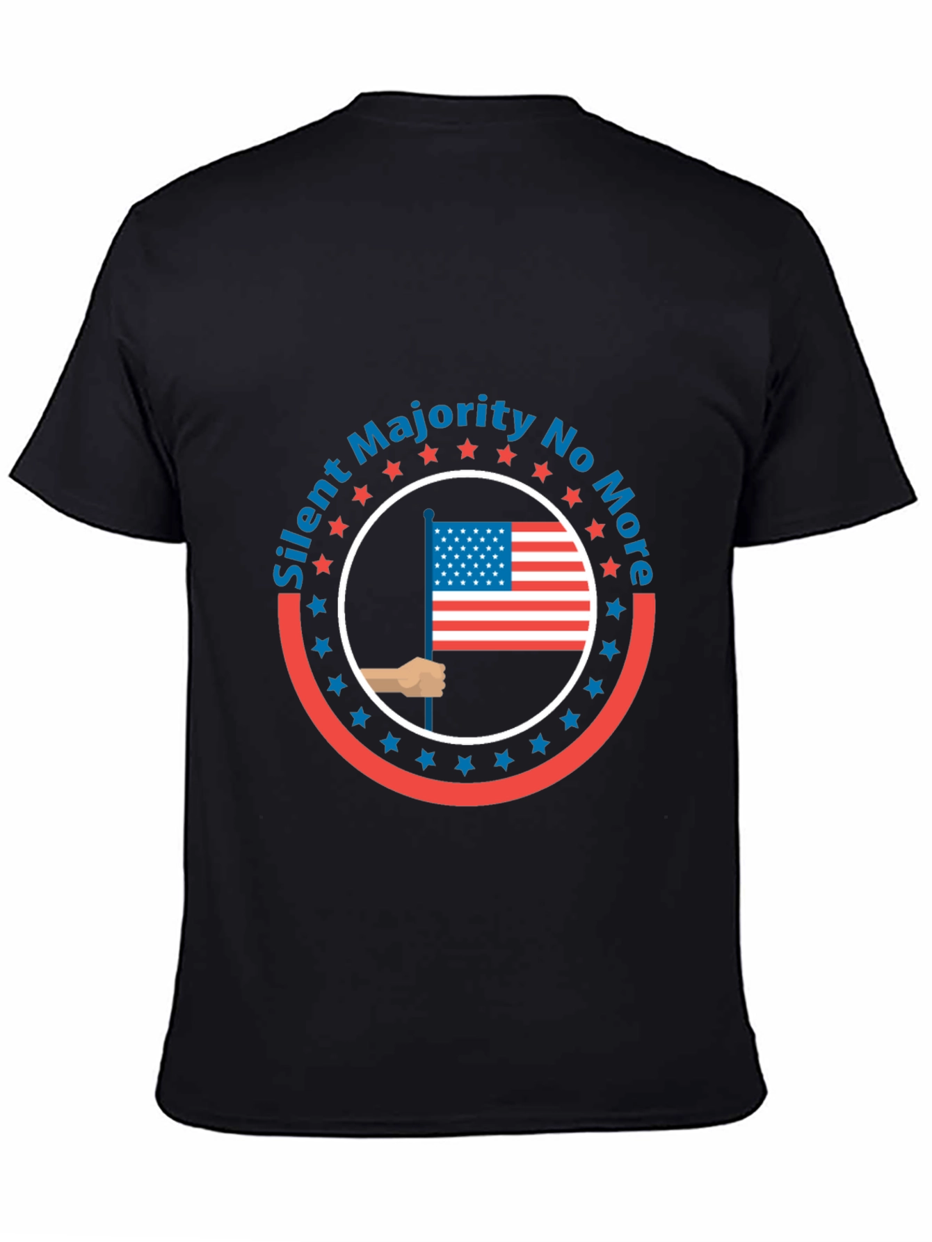 Silent Majority T-Shirt - American Flag Design