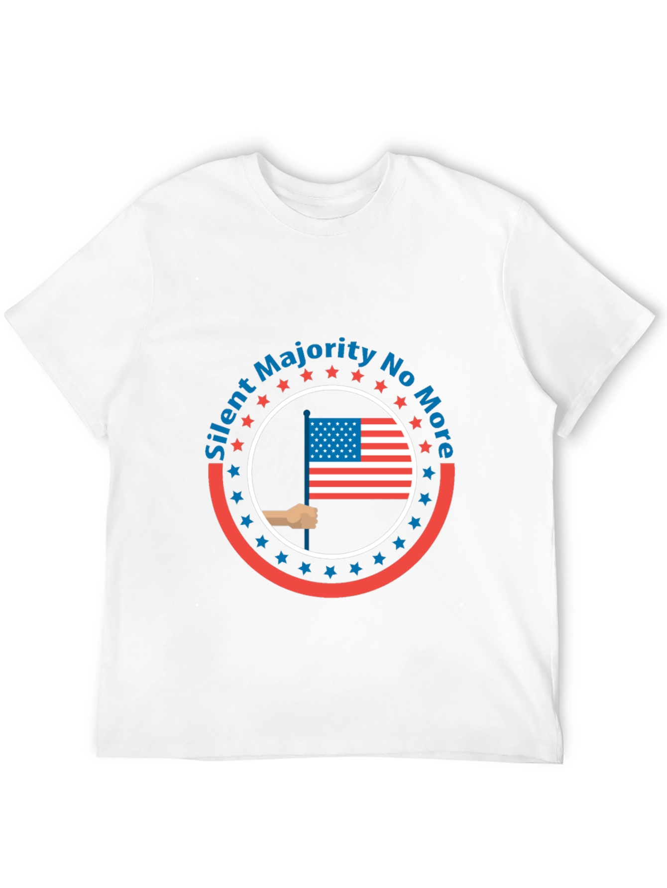 Silent Majority T-Shirt - American Flag Design