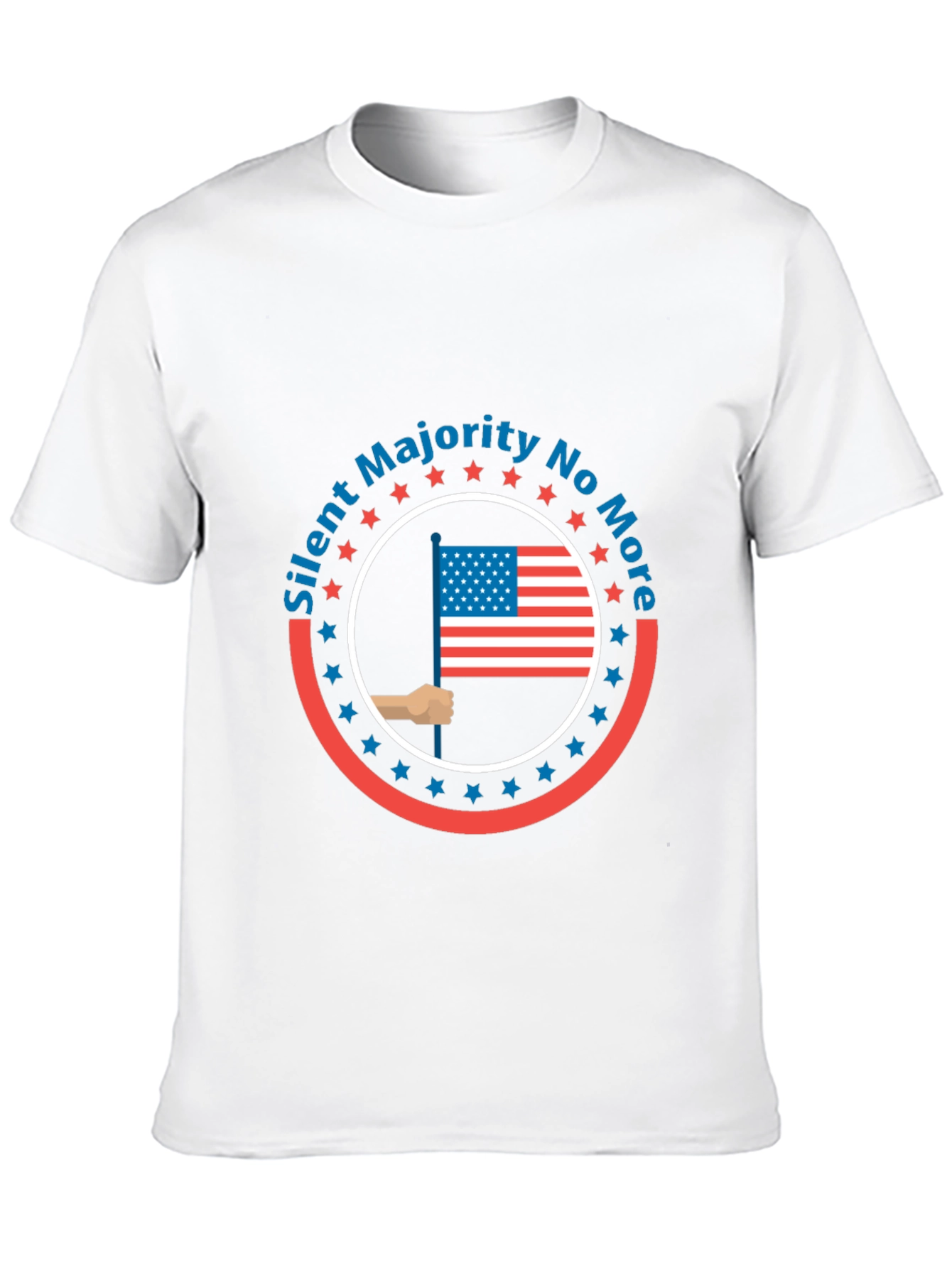 Silent Majority T-Shirt - American Flag Design