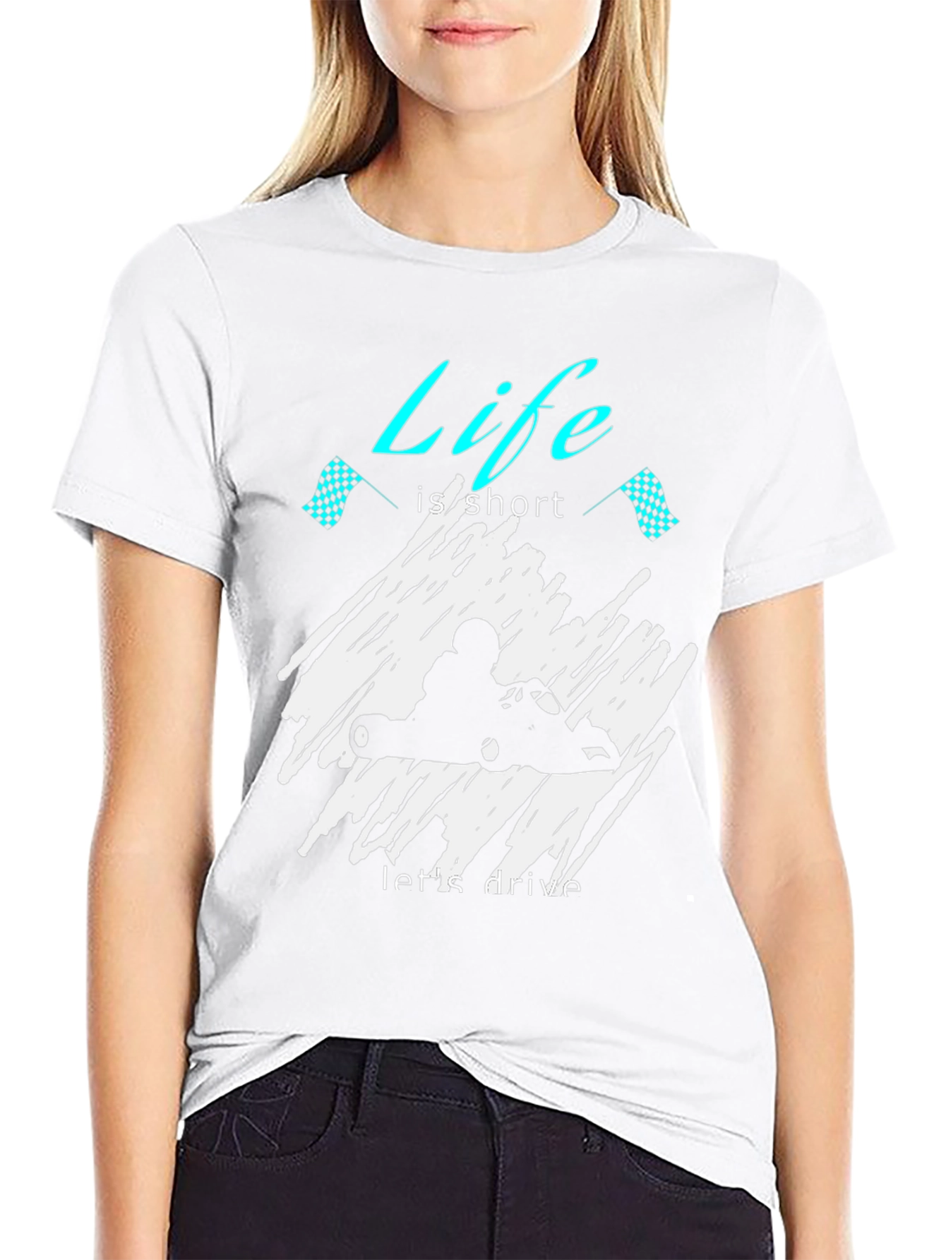 Life Is Short Lets Drive Go Kart T-Shirt