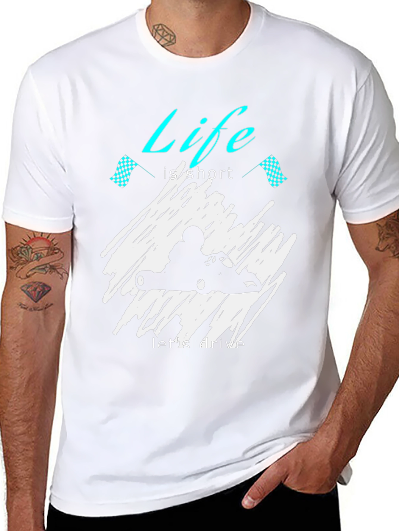 Life Is Short Lets Drive Go Kart T-Shirt