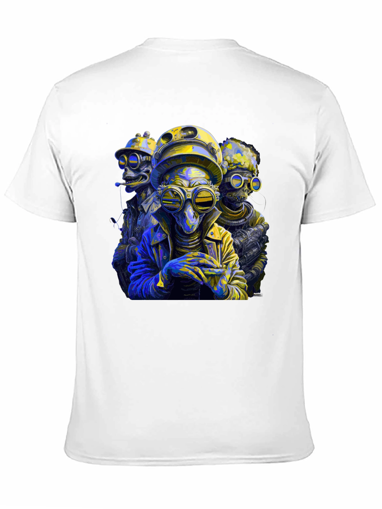 Steampunk Aliens Graphic T-Shirt