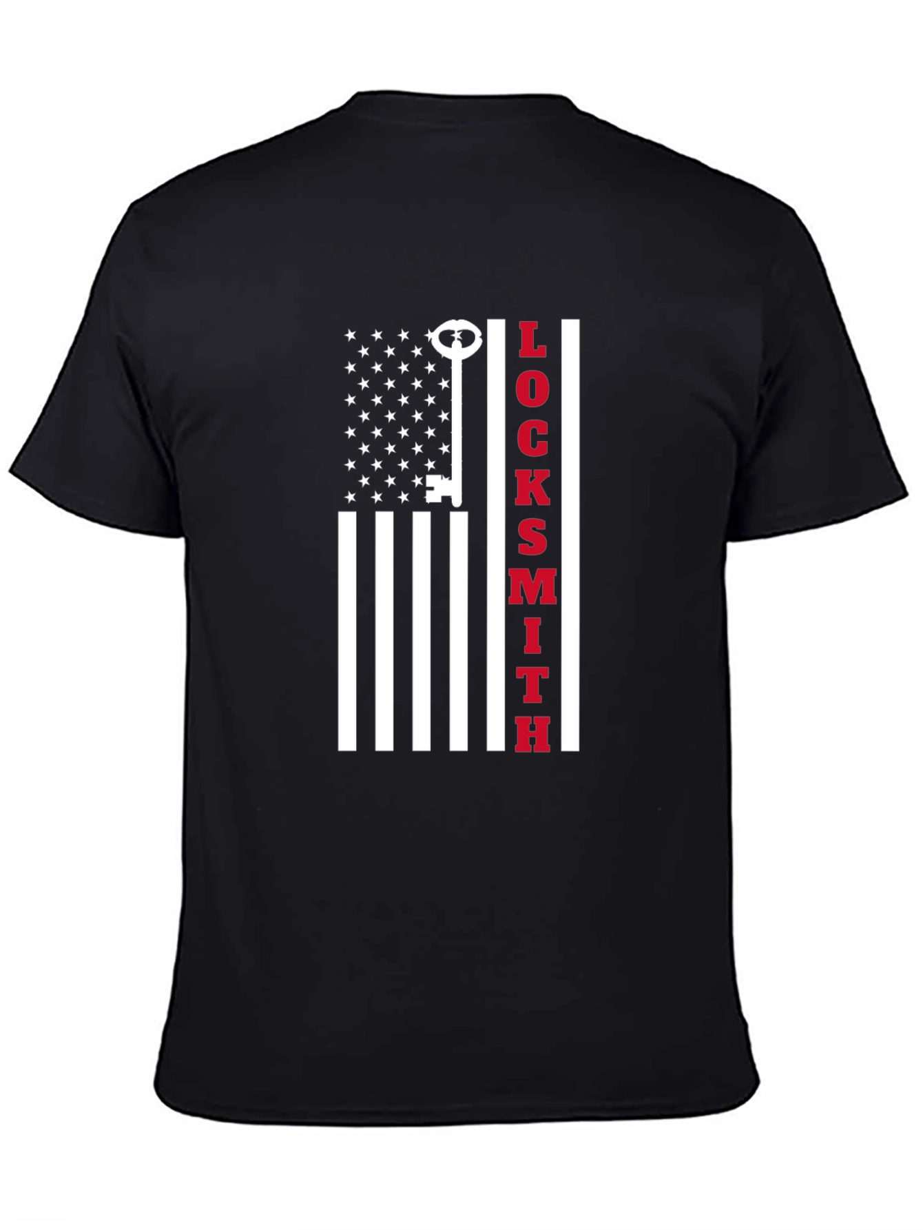 Locksmith American Flag Graphic Tee