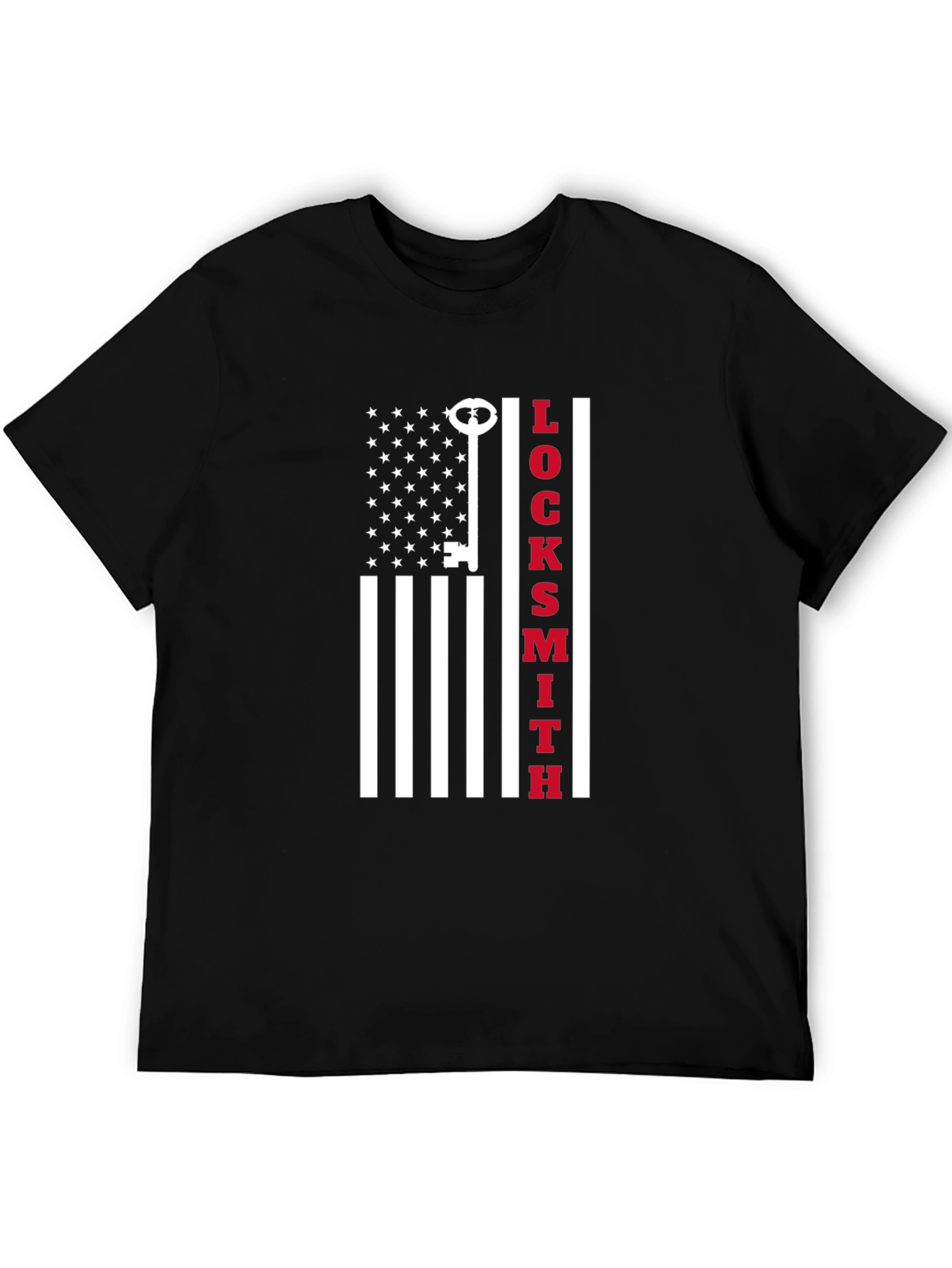 Locksmith American Flag Graphic Tee