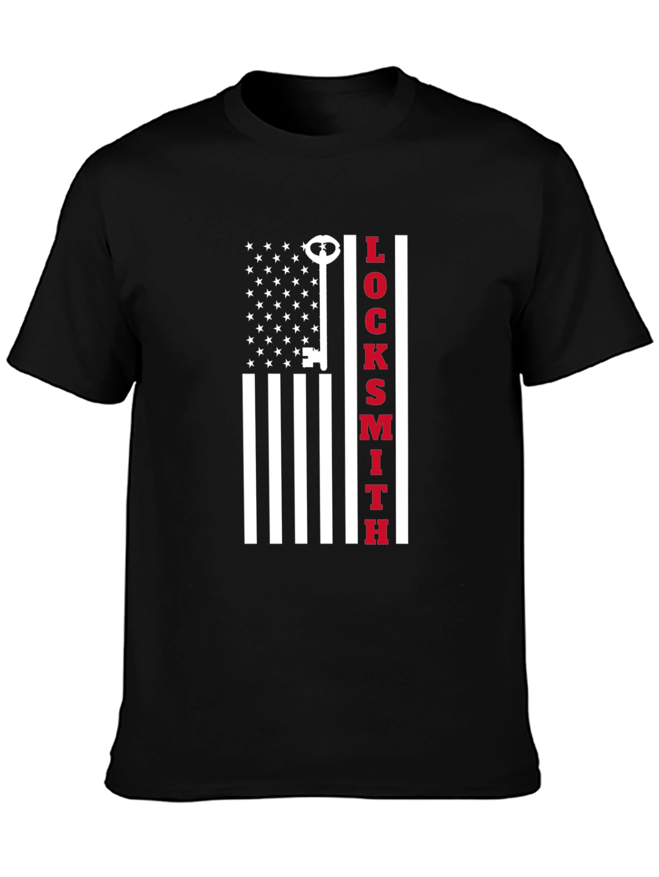 Locksmith American Flag Graphic Tee