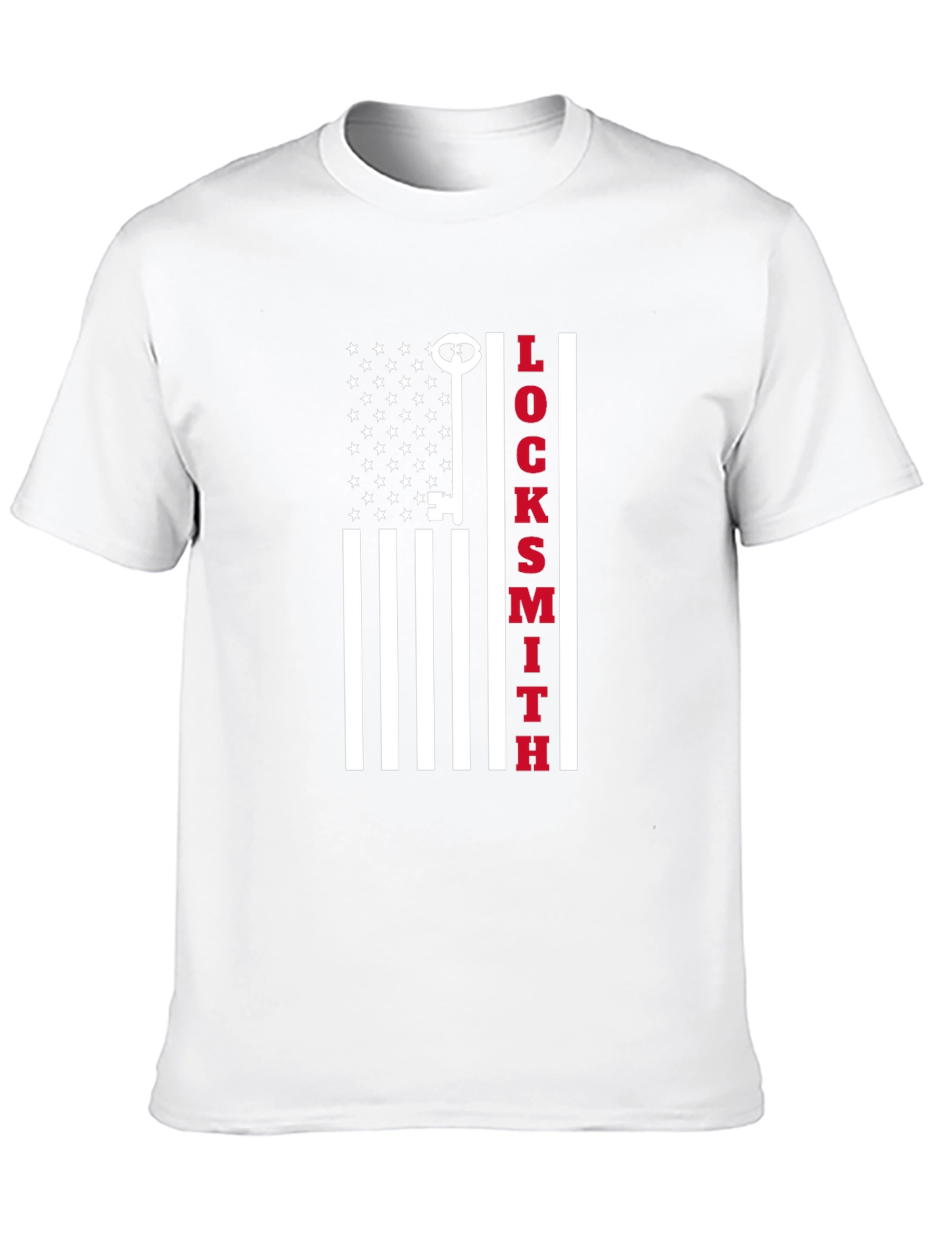 Locksmith American Flag Graphic Tee
