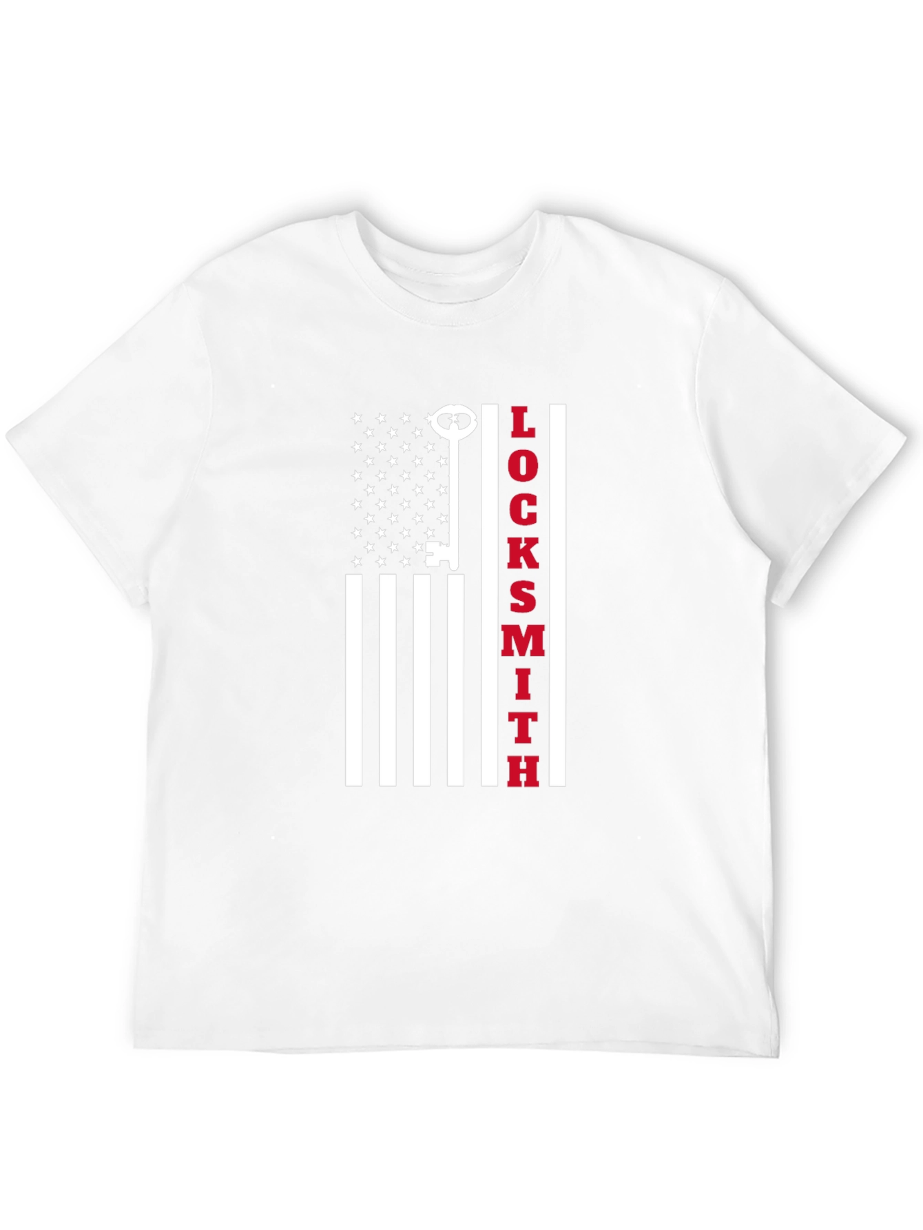 Locksmith American Flag Graphic Tee