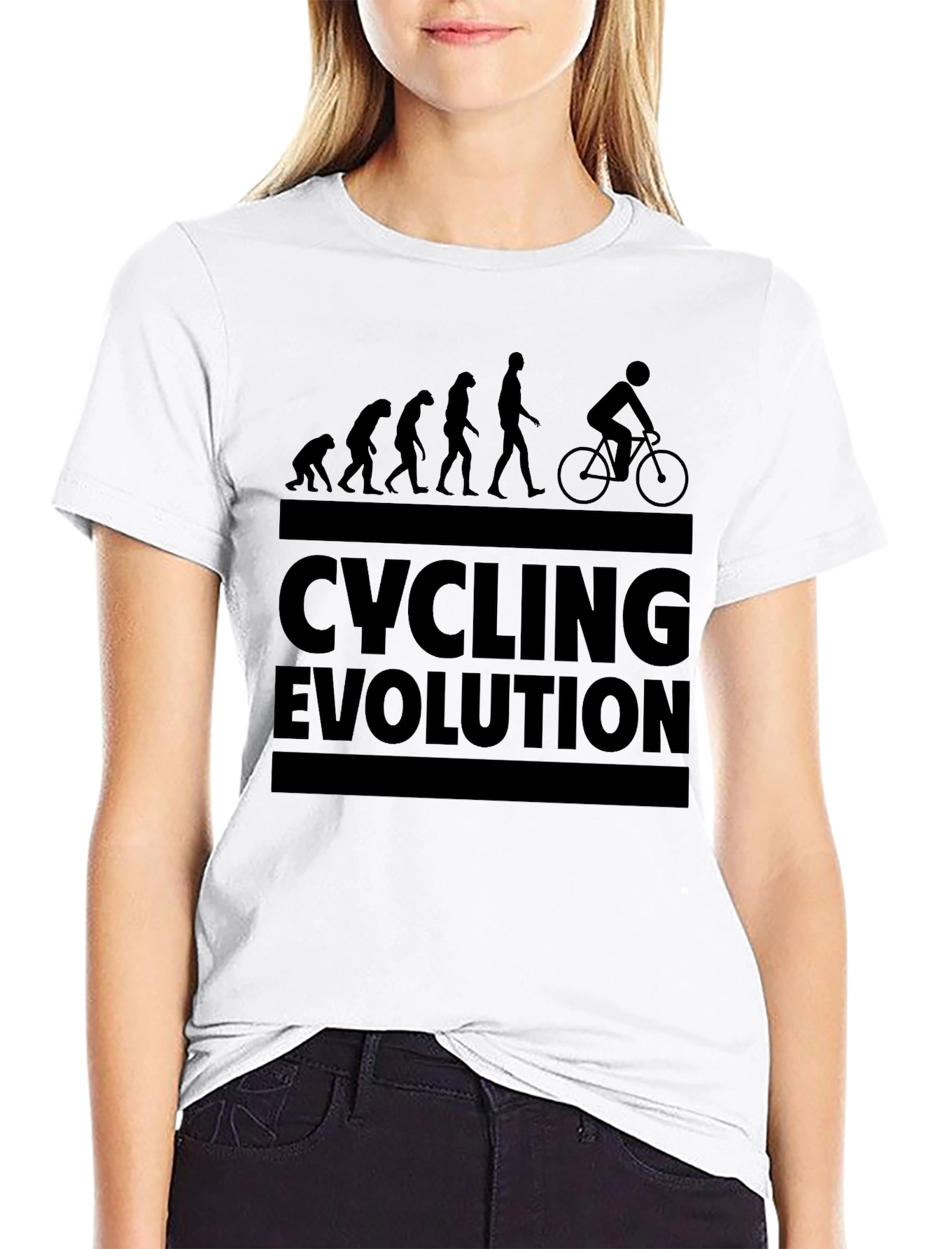 Cycling Evolution T-Shirt - Funny Cyclist Tee