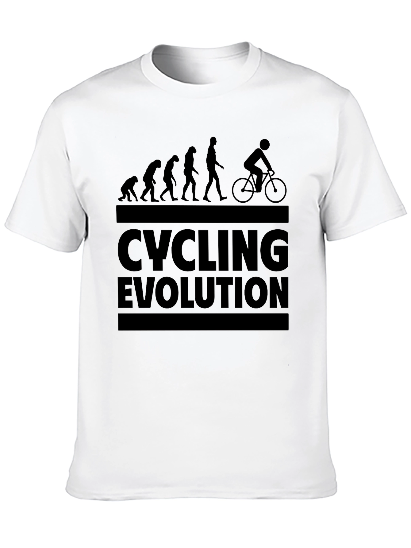 Cycling Evolution T-Shirt - Funny Cyclist Tee