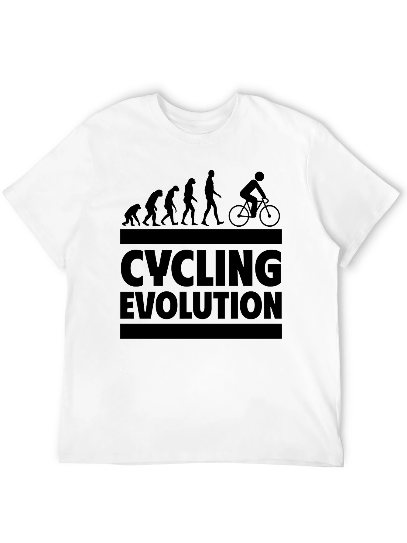 Cycling Evolution T-Shirt - Funny Cyclist Tee