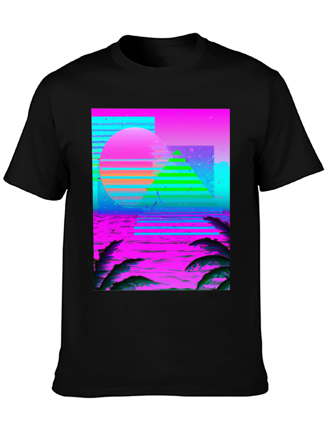 Vaporwave T-Shirt: Retro Sunset Graphic Tee