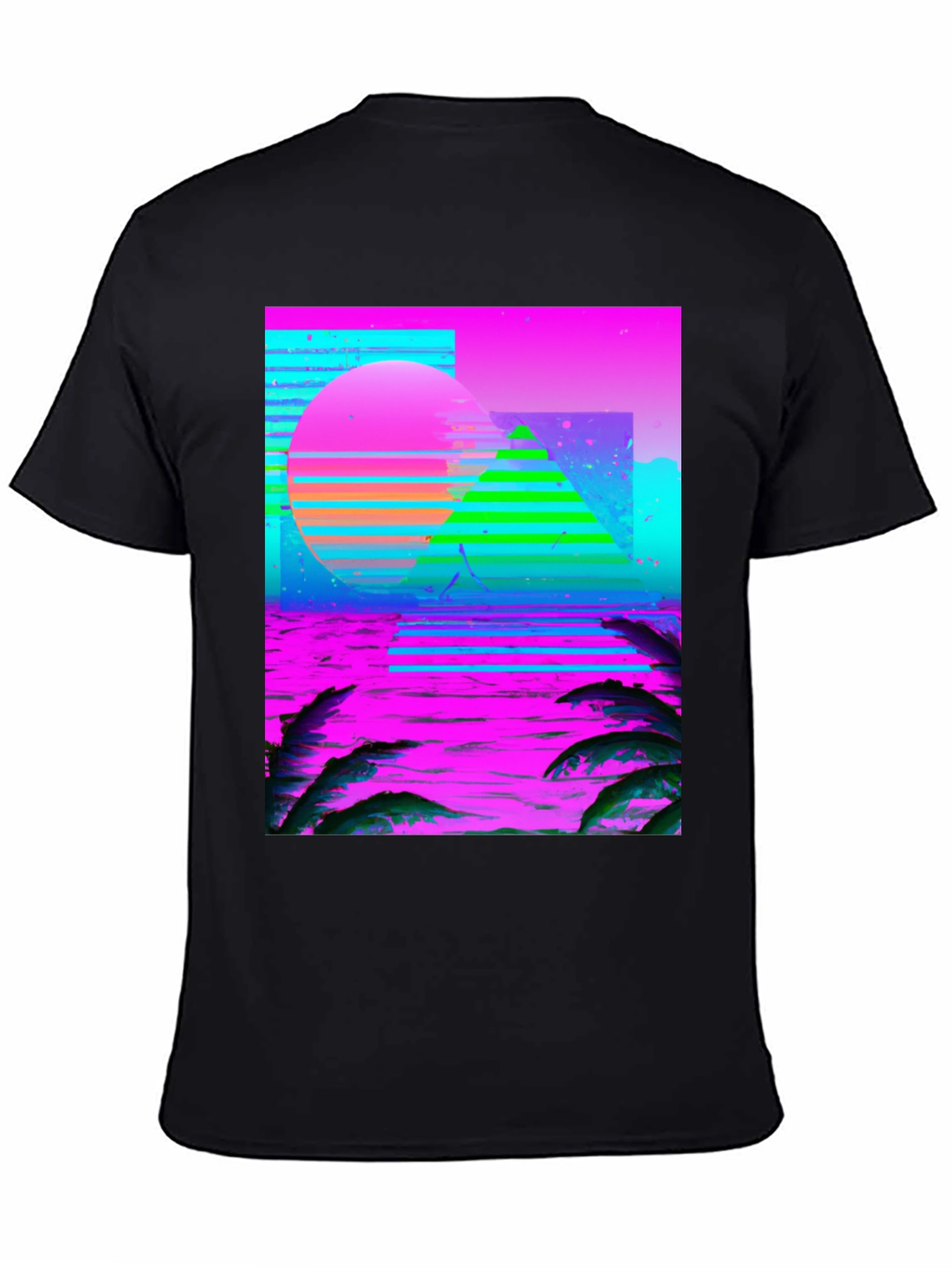 Vaporwave T-Shirt: Retro Sunset Graphic Tee
