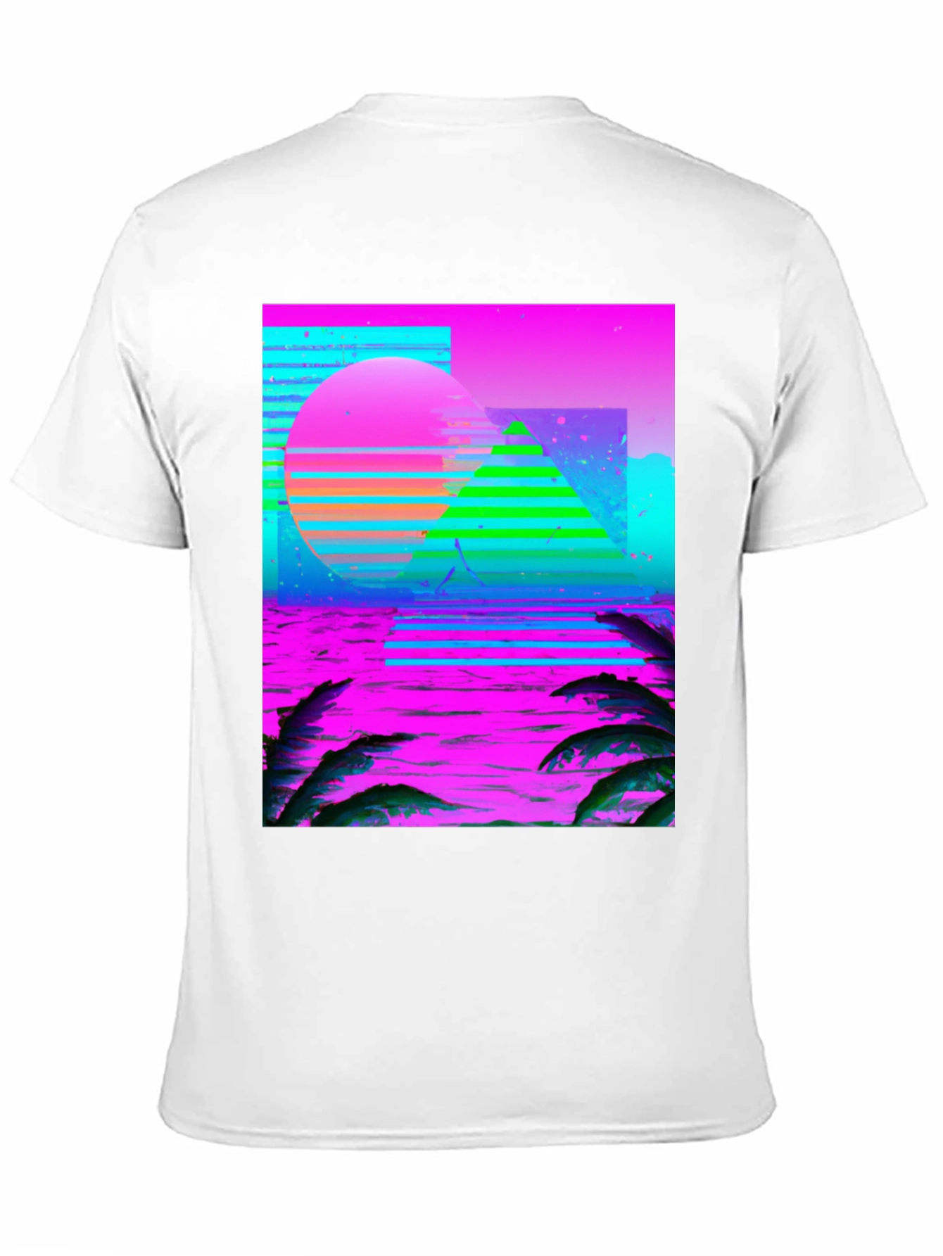 Vaporwave T-Shirt: Retro Sunset Graphic Tee