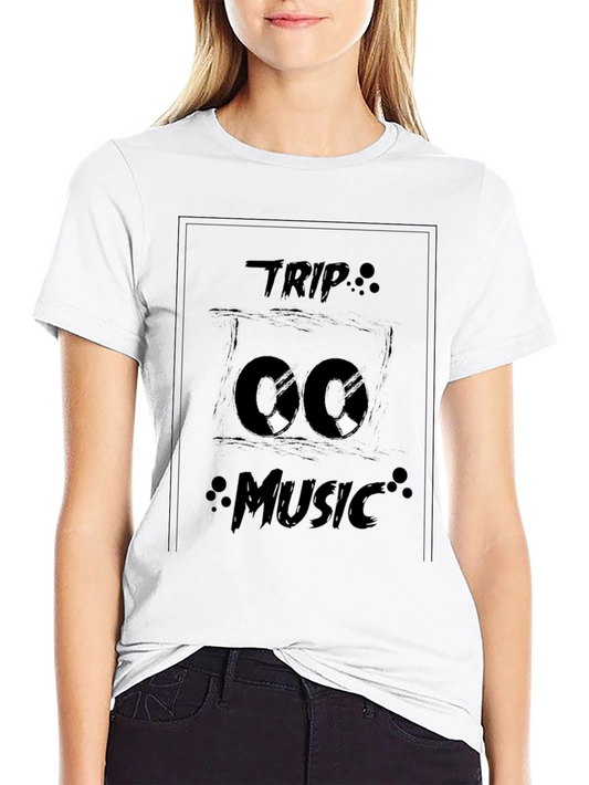 Trip Music Black T-Shirt - Cool Design