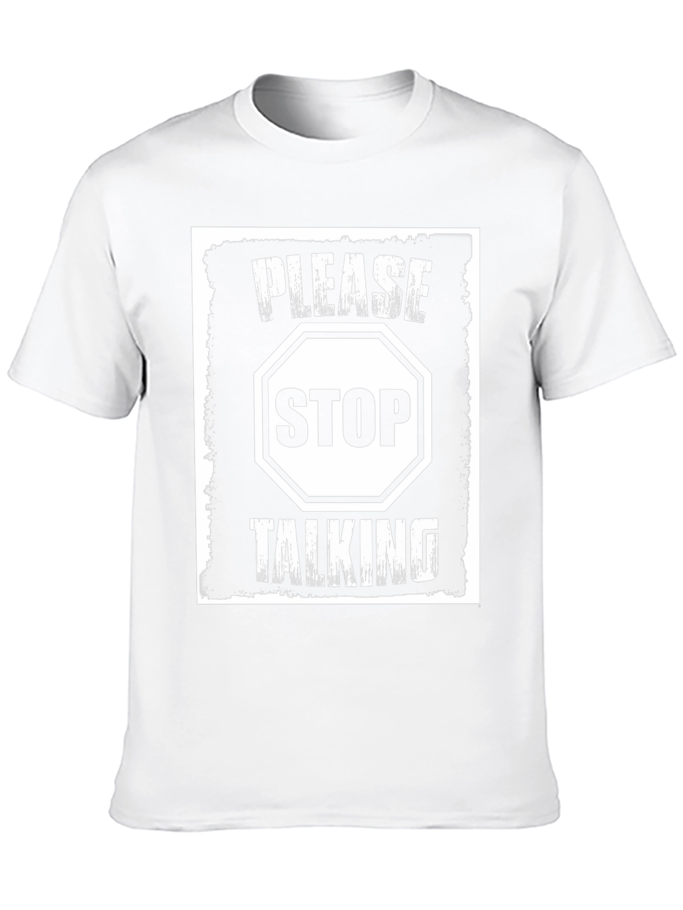 Please Stop Talking Graphic Tee