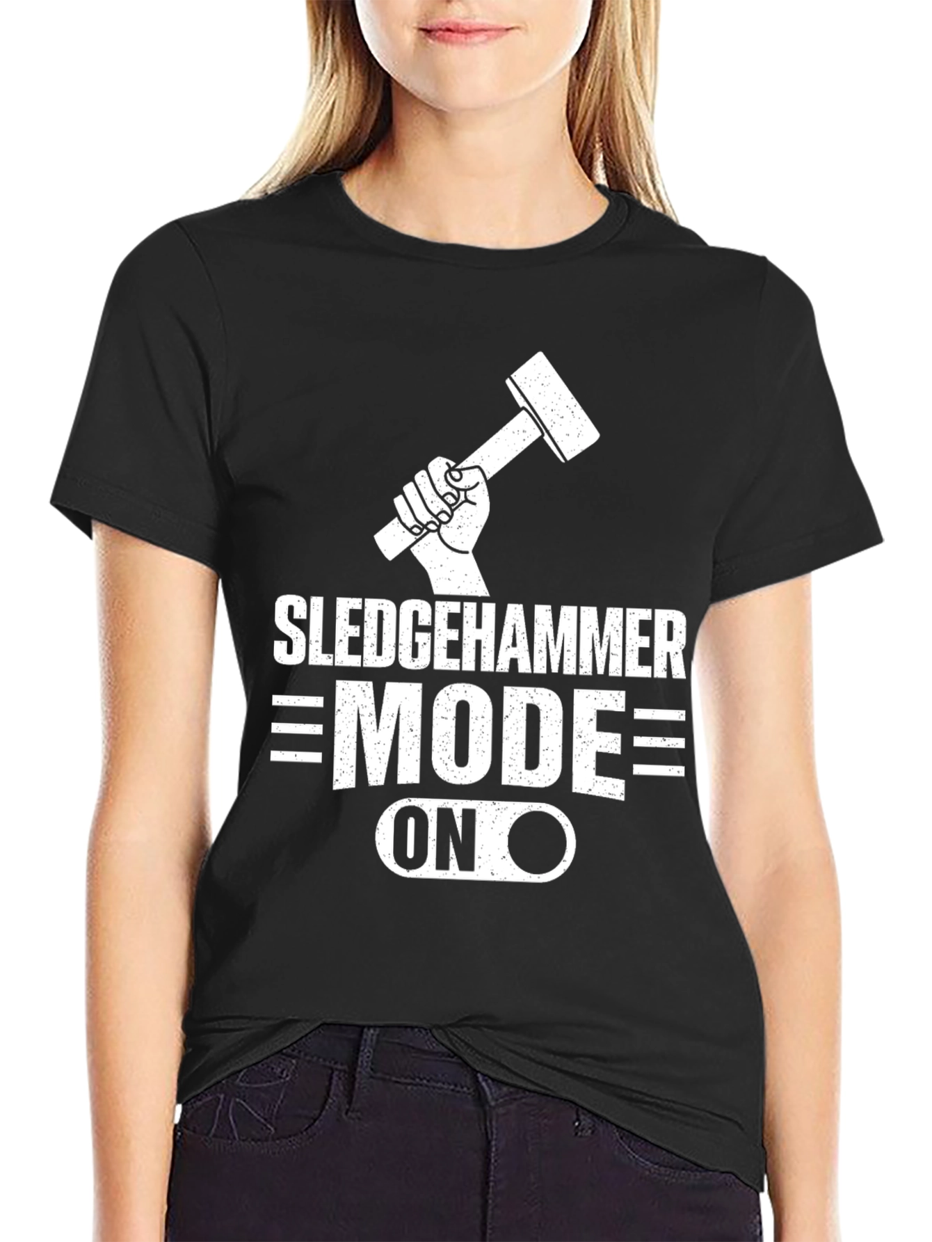 Sledgehammer Mode ON Black T-Shirt