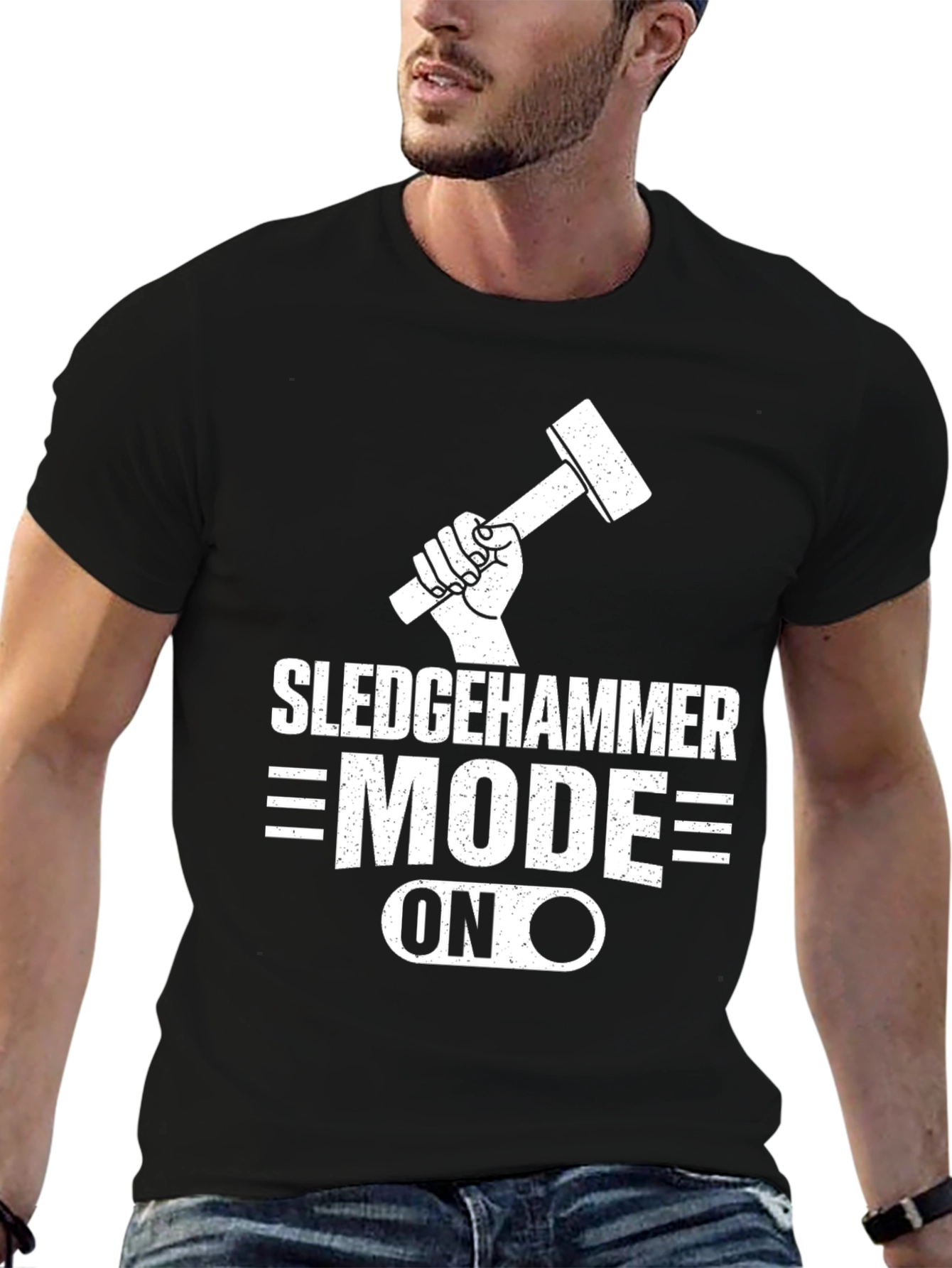 Sledgehammer Mode ON Black T-Shirt