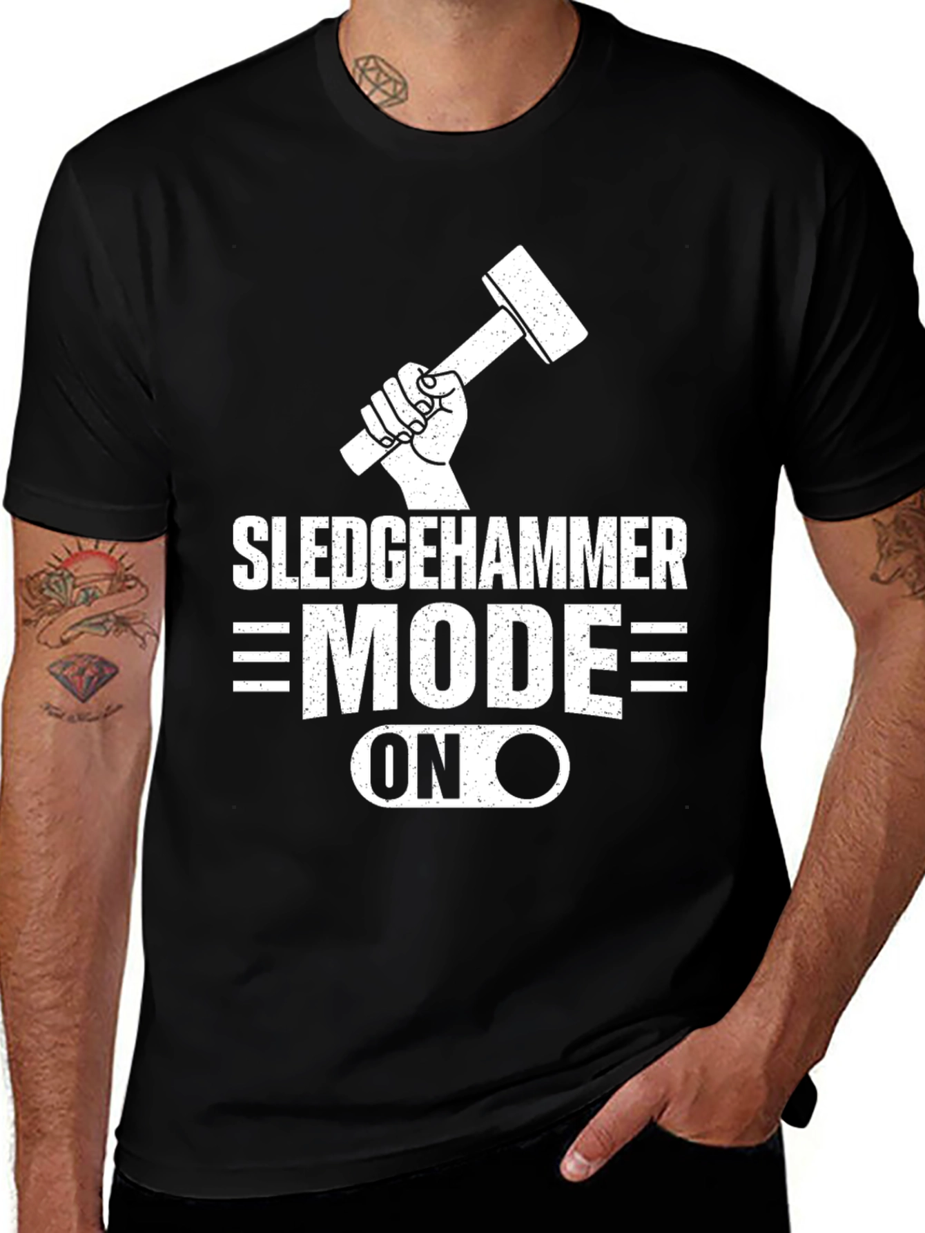 Sledgehammer Mode ON Black T-Shirt