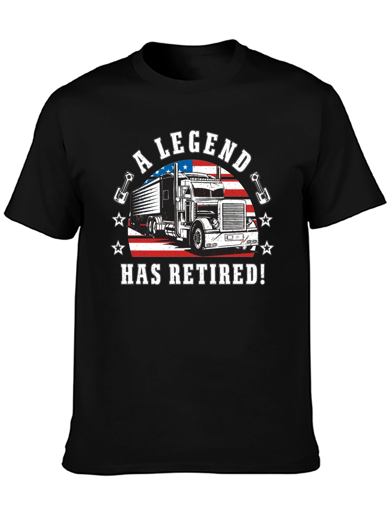 A Legend Has Retired Trucker T-Shirt