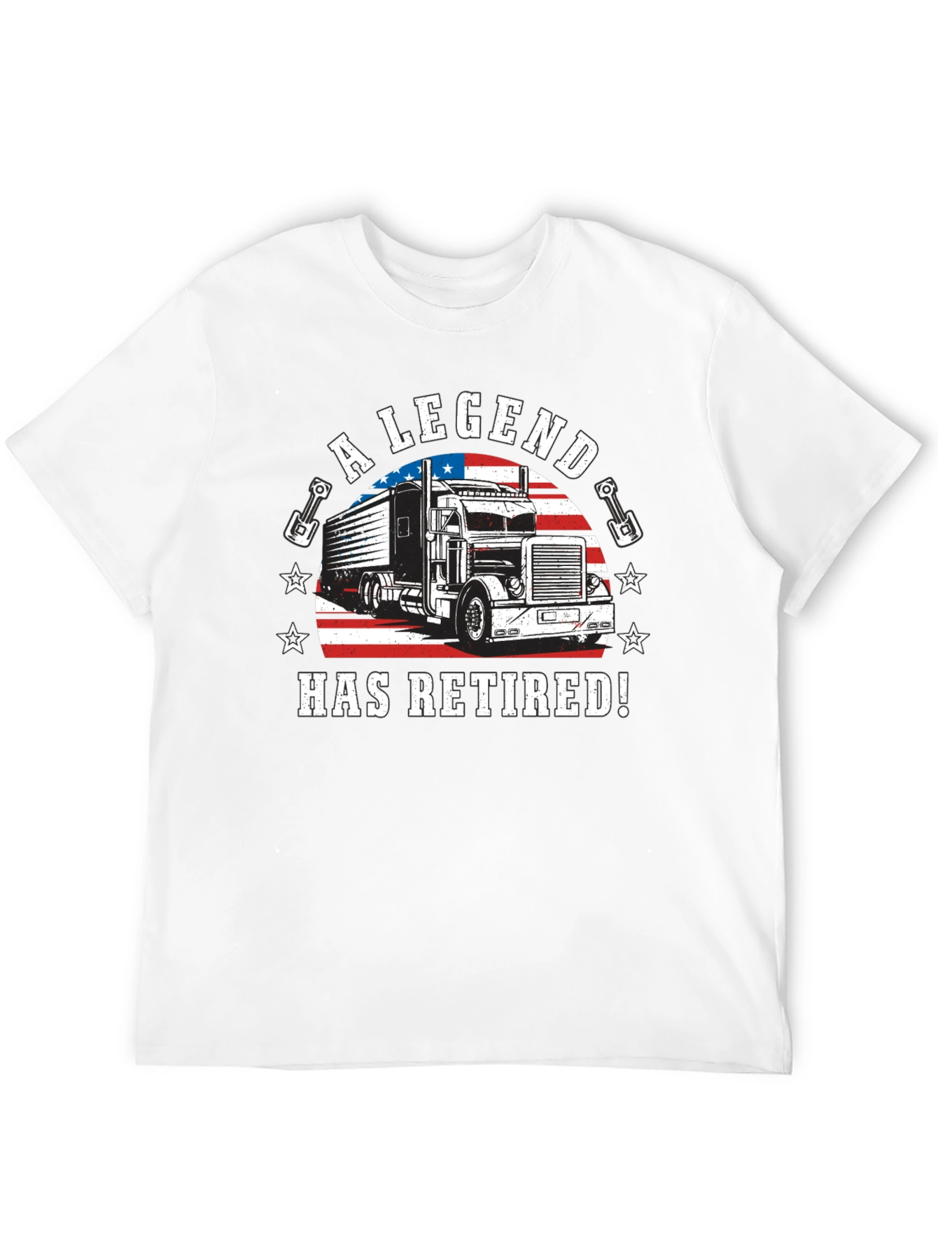 A Legend Has Retired Trucker T-Shirt