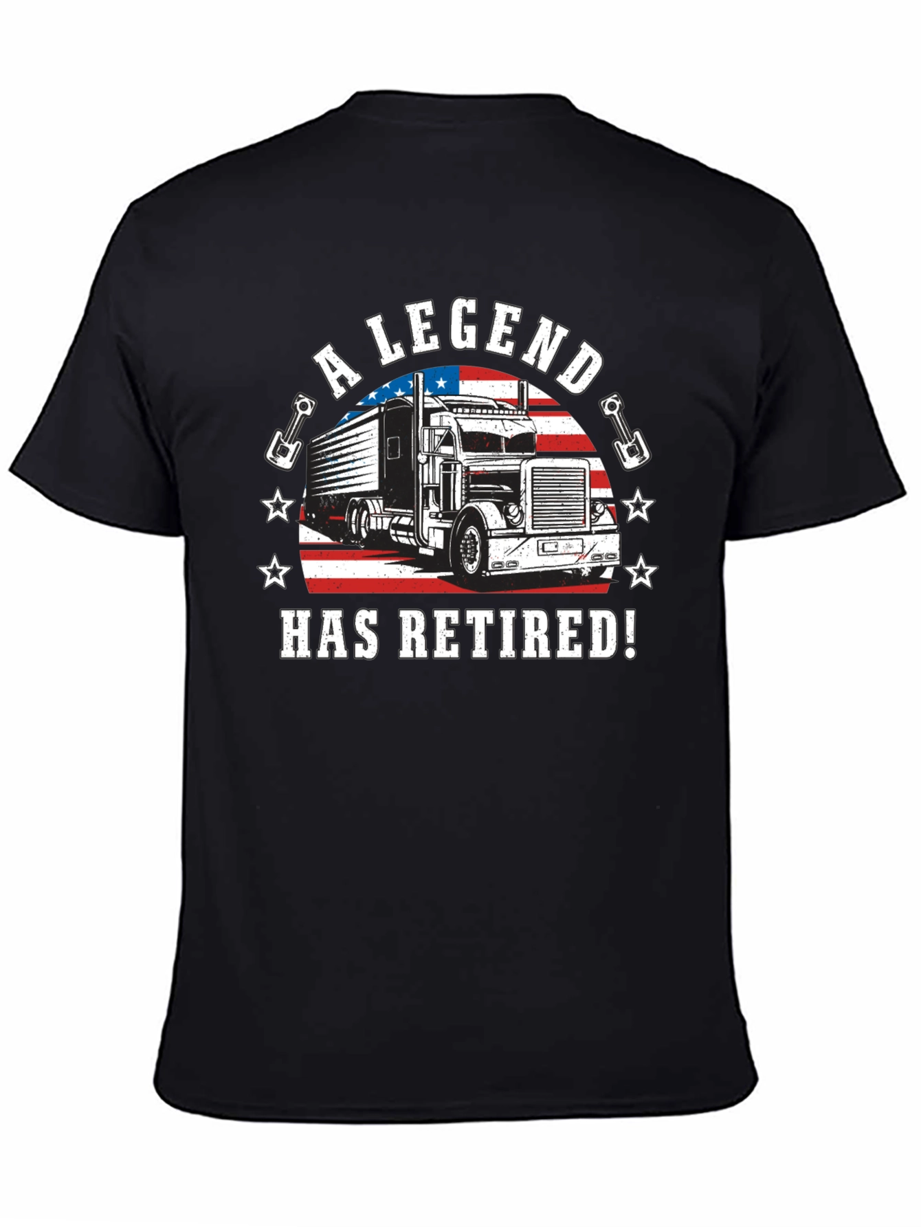 A Legend Has Retired Trucker T-Shirt