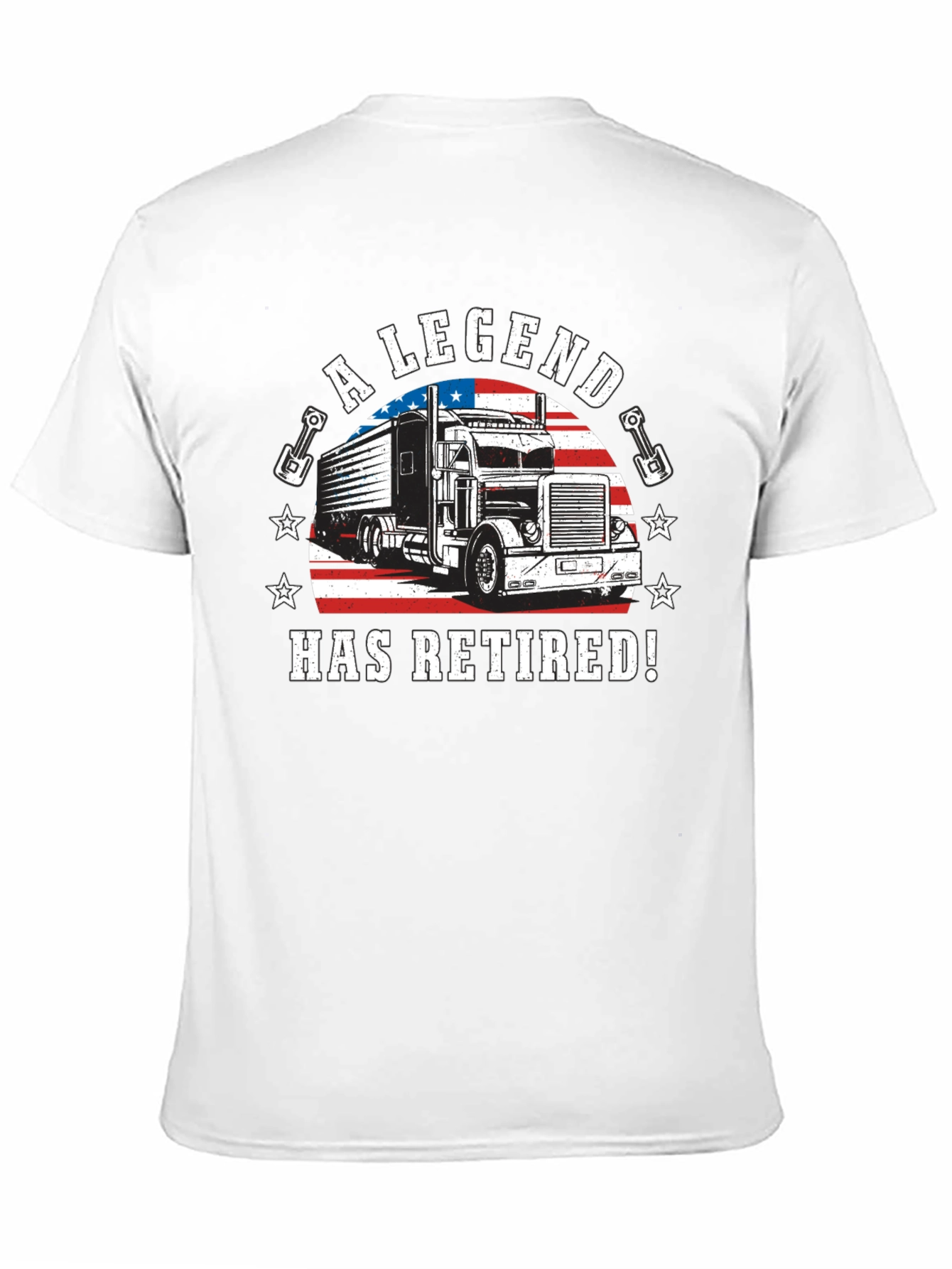 A Legend Has Retired Trucker T-Shirt