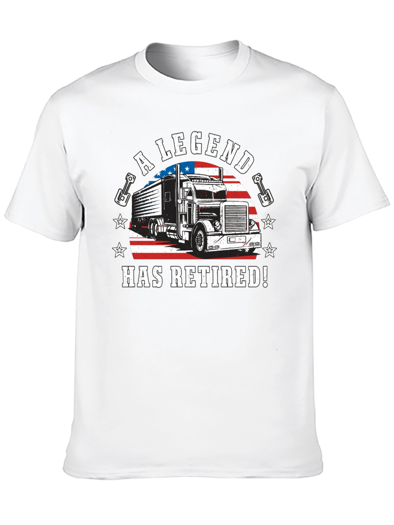 A Legend Has Retired Trucker T-Shirt