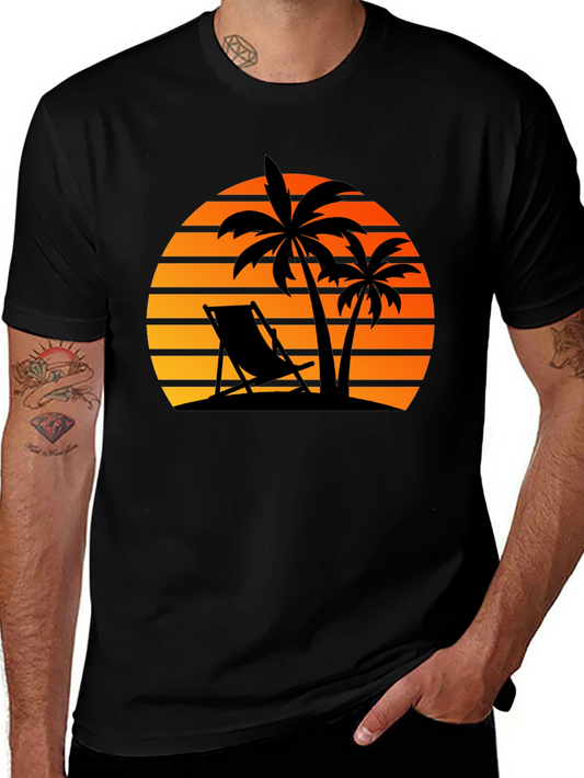 Sunset Beach Graphic T-Shirt