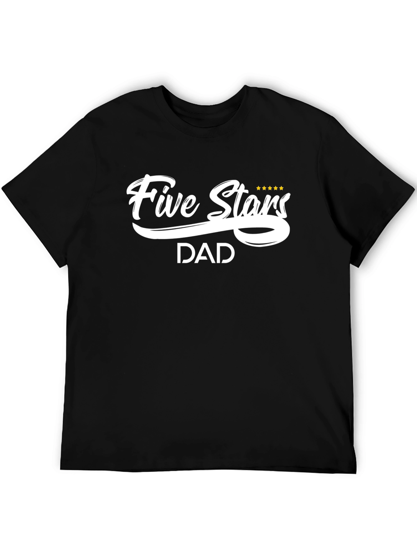 Five Stars Dad Graphic T-Shirt