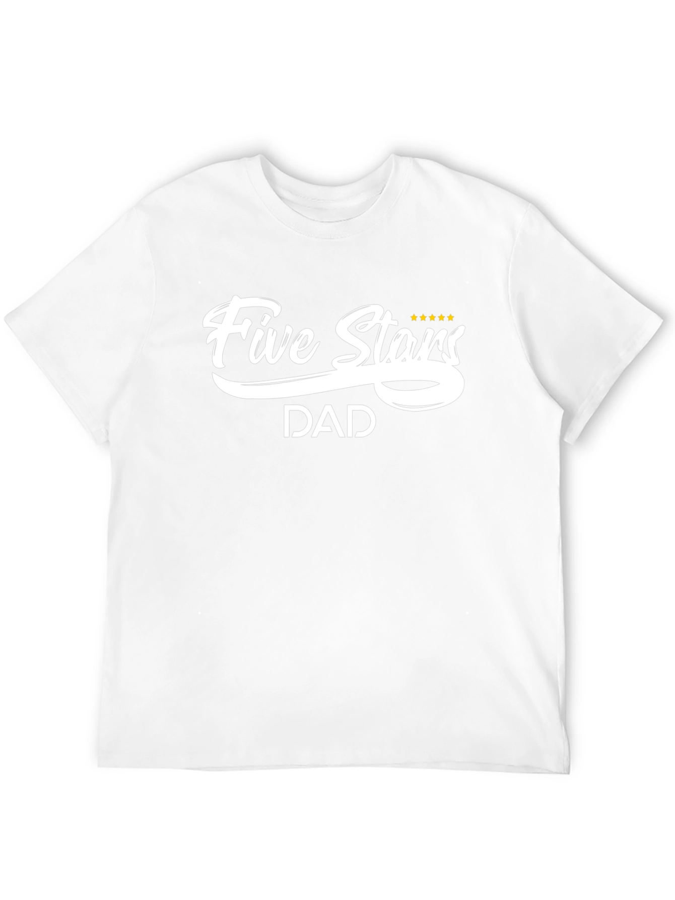 Five Stars Dad Graphic T-Shirt