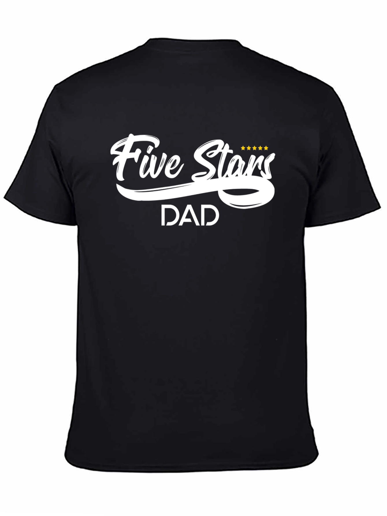 Five Stars Dad Graphic T-Shirt