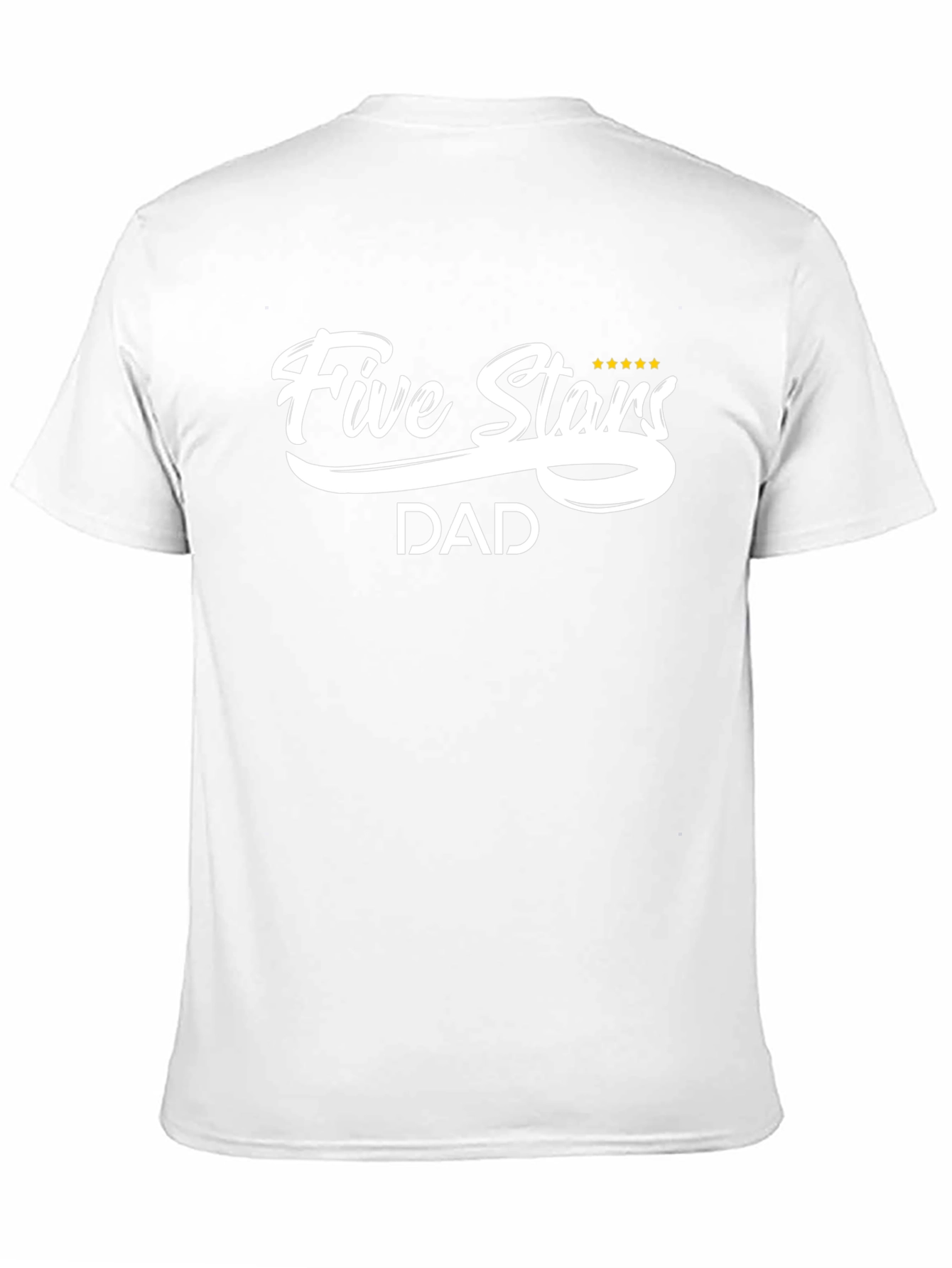 Five Stars Dad Graphic T-Shirt