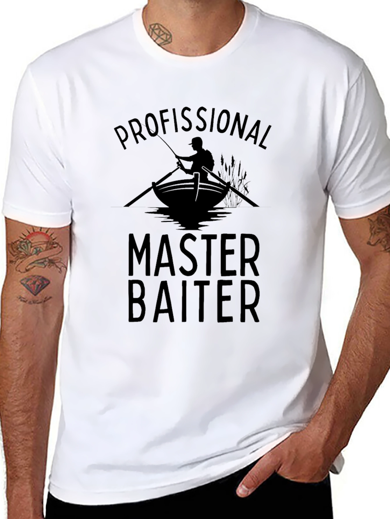 Professional Master Baiter Graphic Tee Shirt