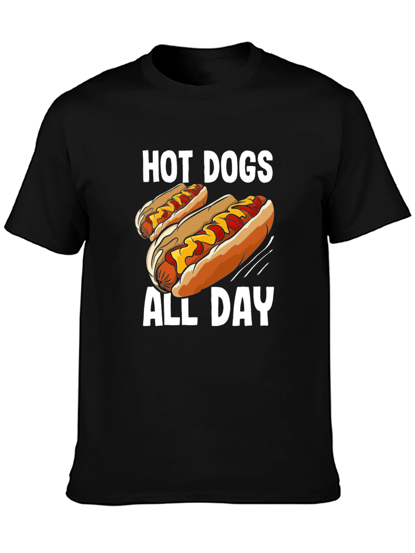 Hot Dogs All Day Graphic Tee