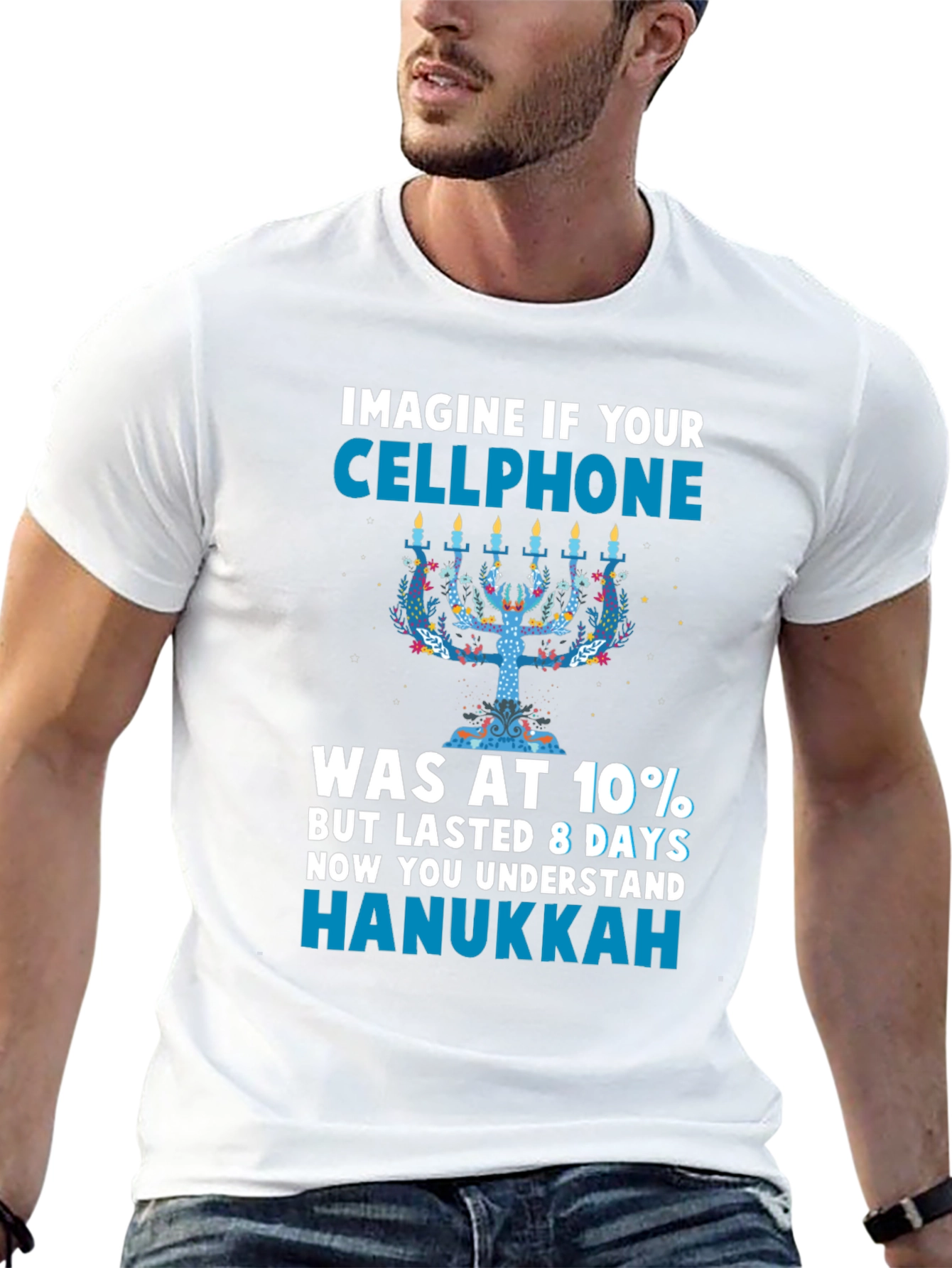 Hanukkah Cellphone T-Shirt