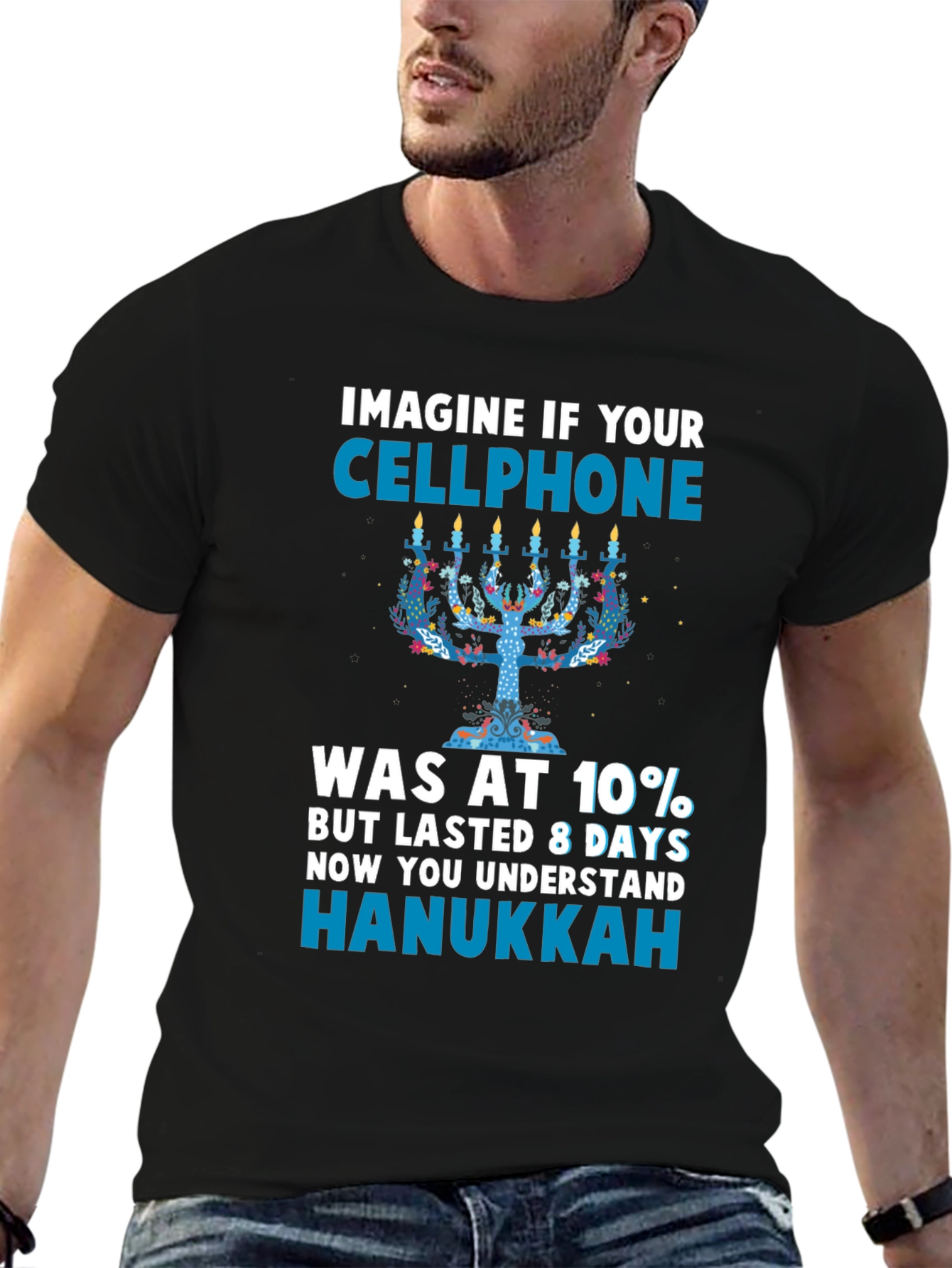 Hanukkah Cellphone T-Shirt