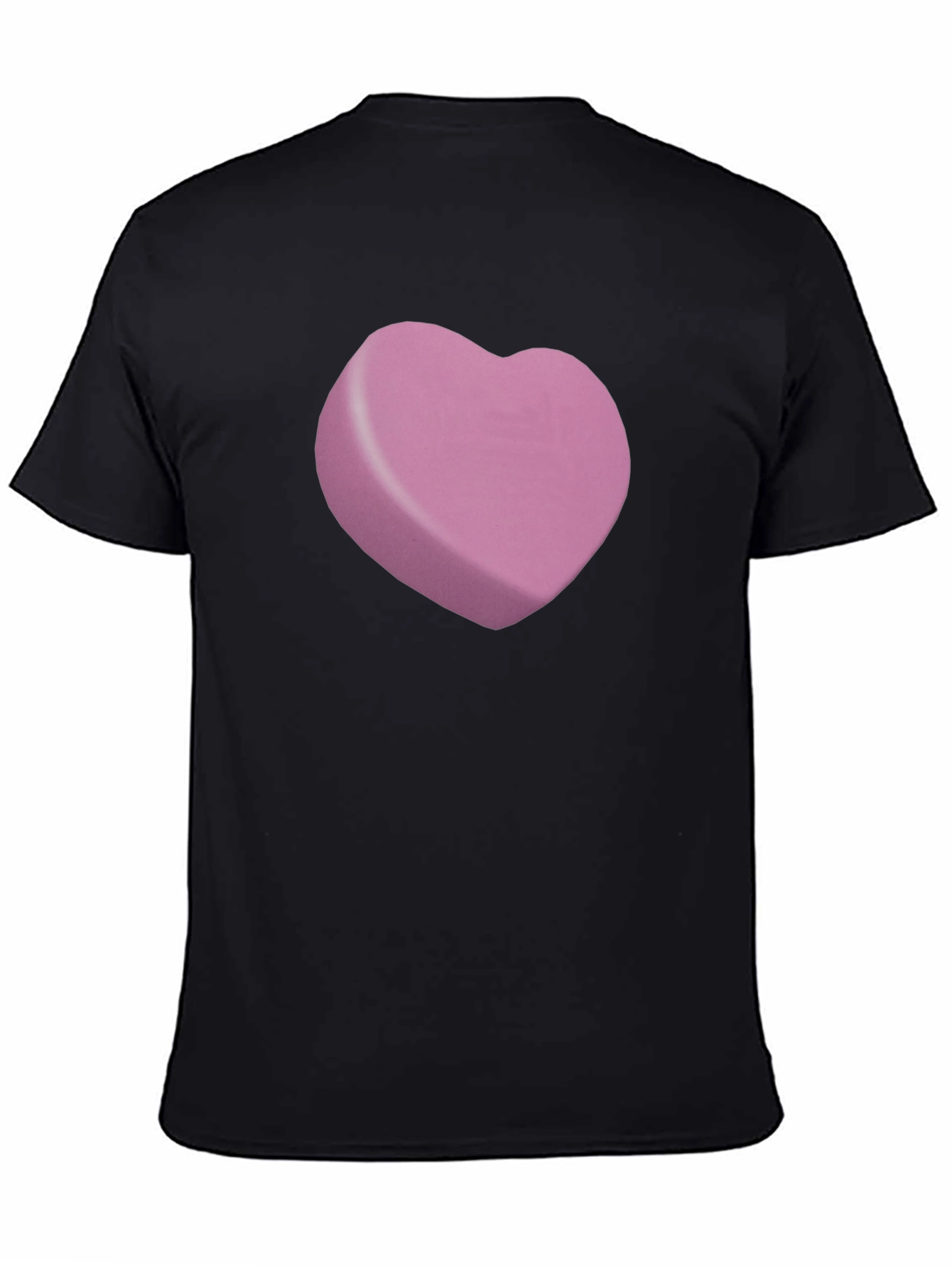 Heart Candy Graphic Black T-Shirt