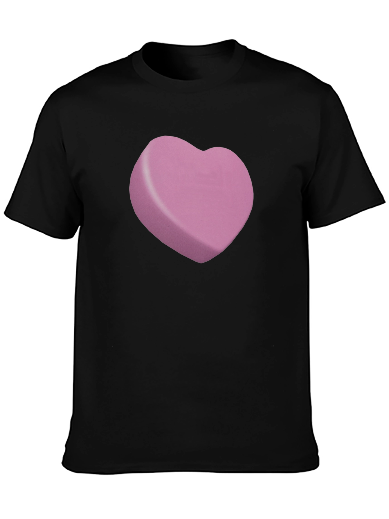 Heart Candy Graphic Black T-Shirt