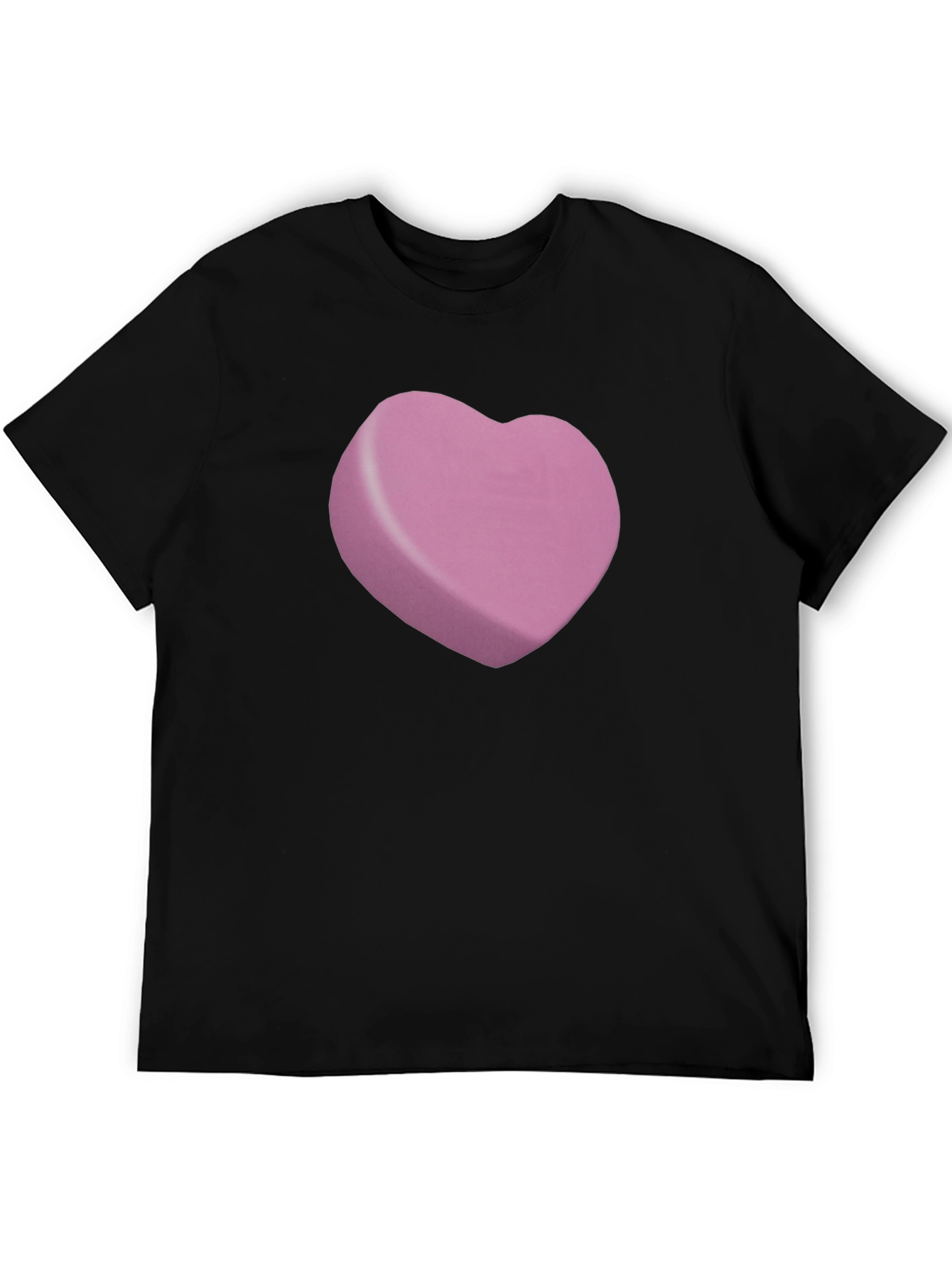 Heart Candy Graphic Black T-Shirt