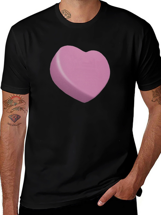 Heart Candy Graphic Black T-Shirt
